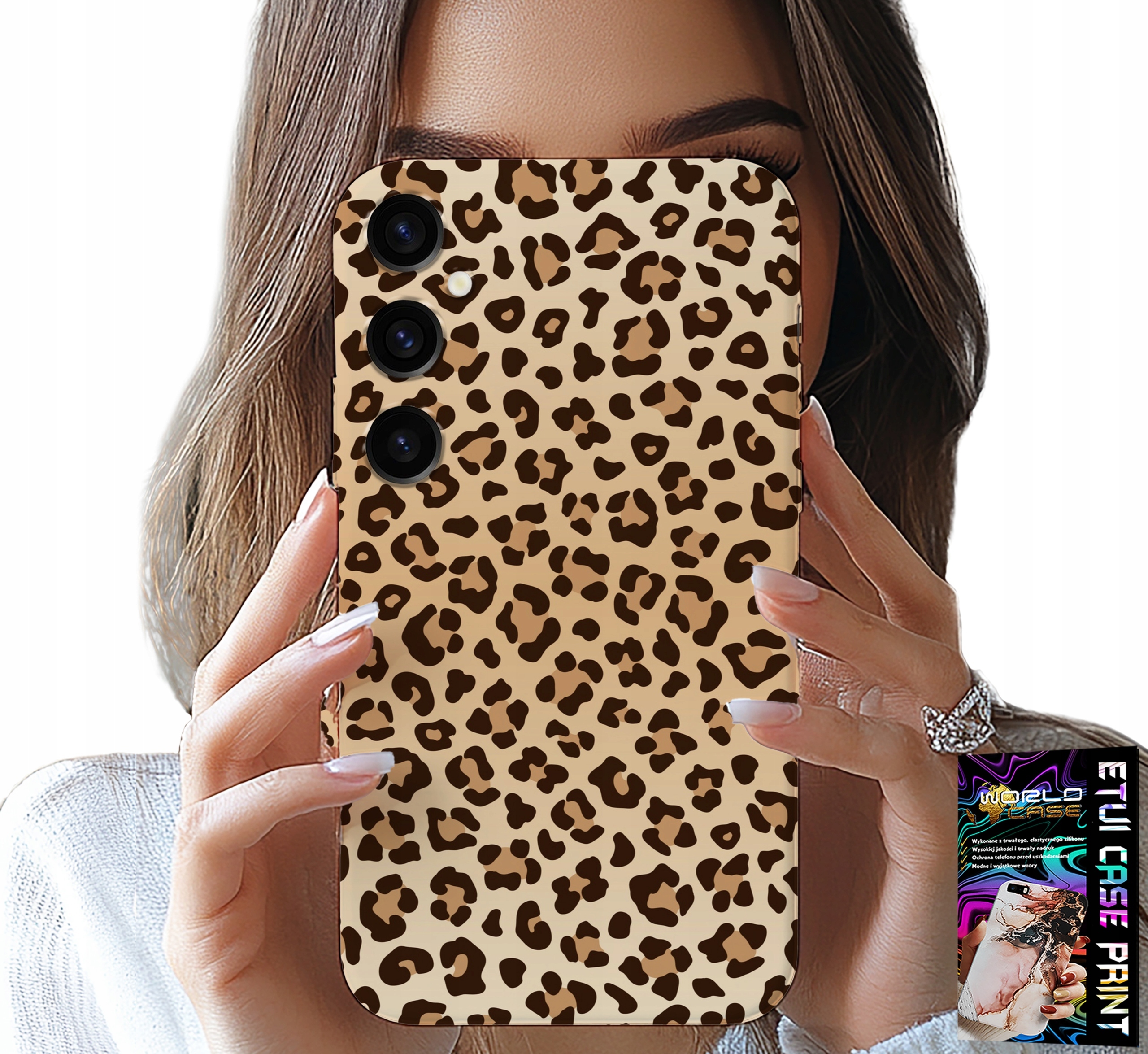 ETUI DO SAMSUNG GALAXY S24 - PLECKI W PANTERKĘ MODNE KOBIECE WZORY