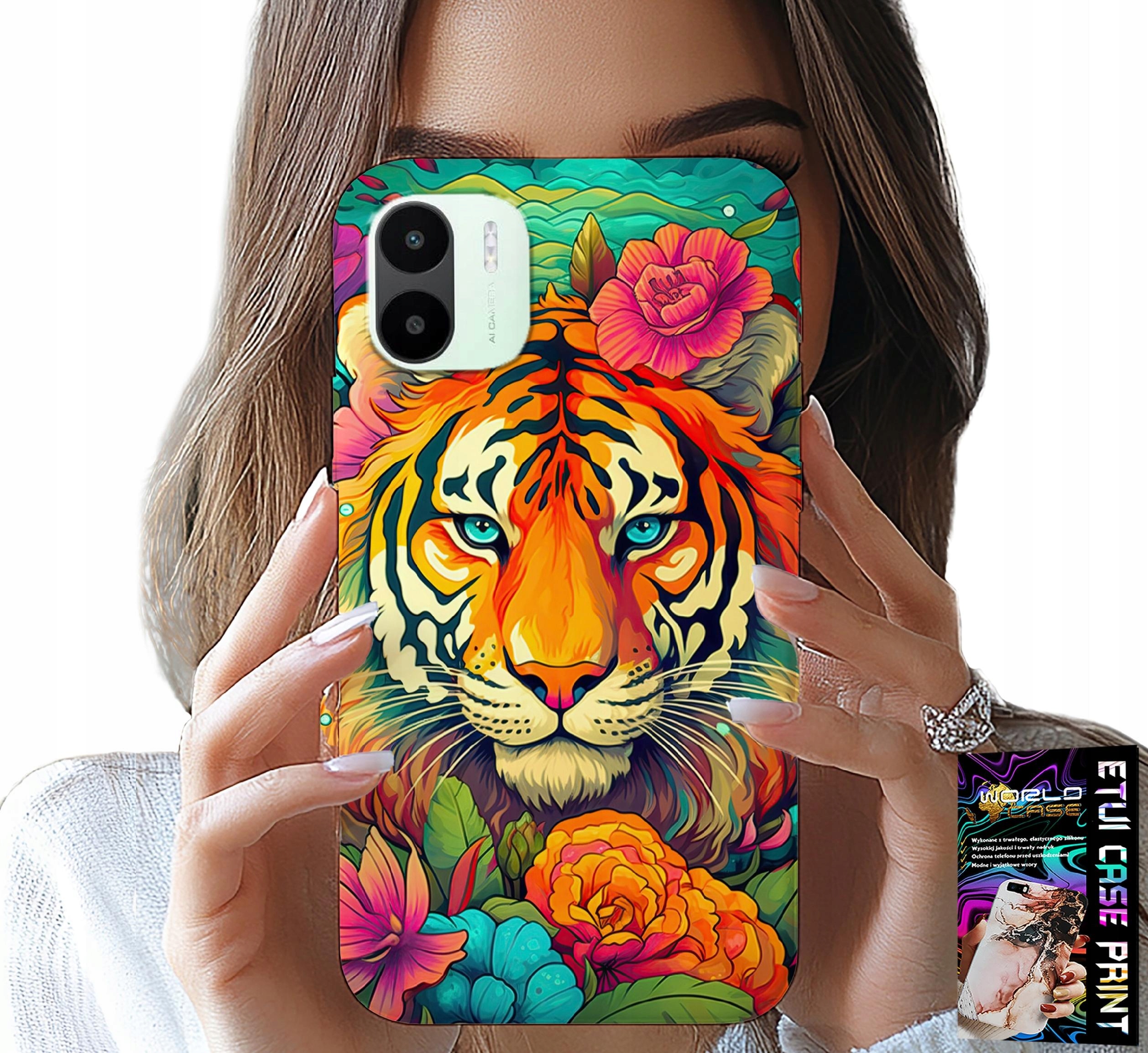 ETUI DO XIAOMI REDMI A1 - ZWIERZĘCE WZORY TYGRYS TYGRYSEK CASE