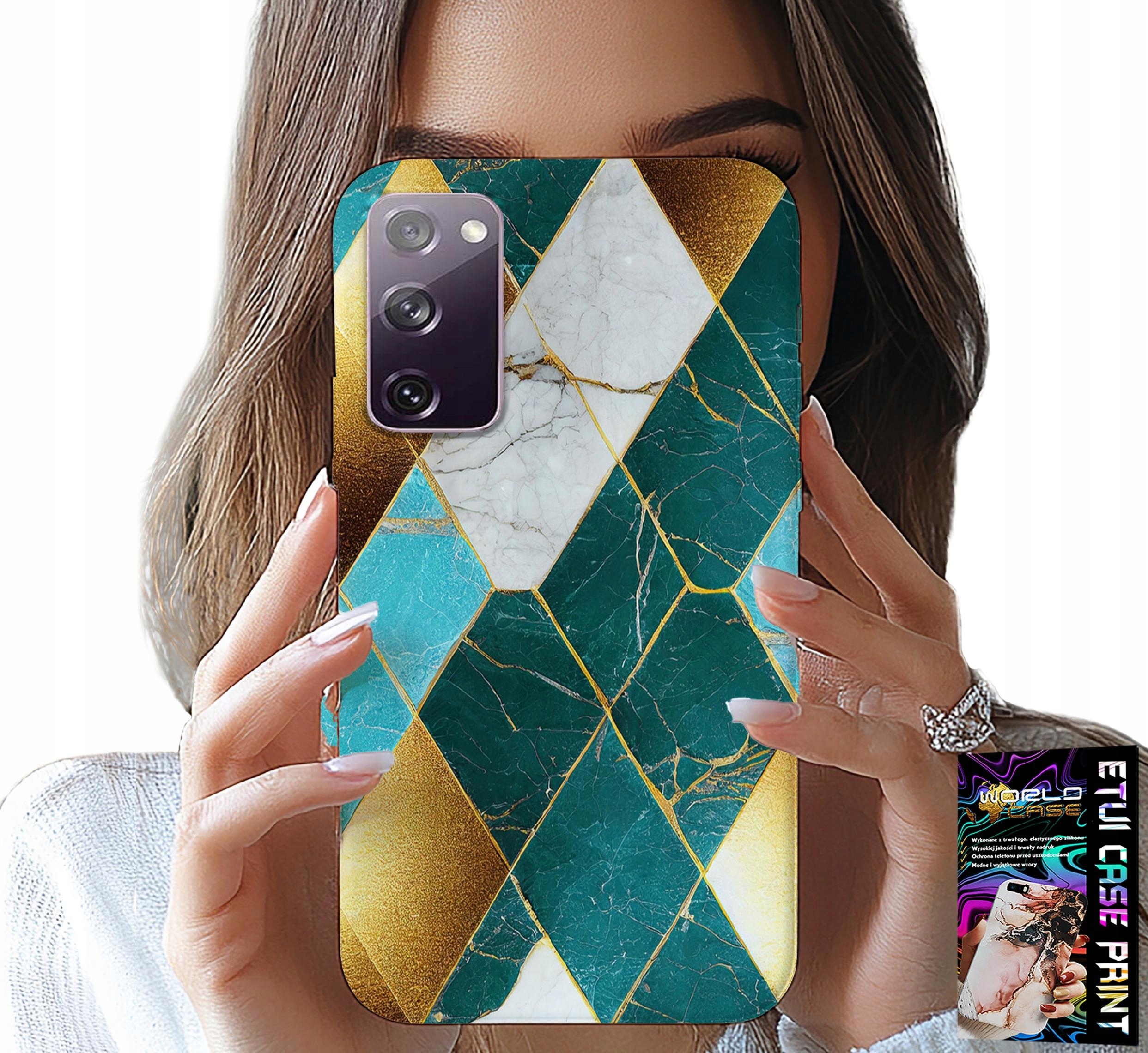 ETUI DO SAMSUNG GALAXY S20 FE - ELEGANCKIE MODNE WZORY CASE + FOLIA