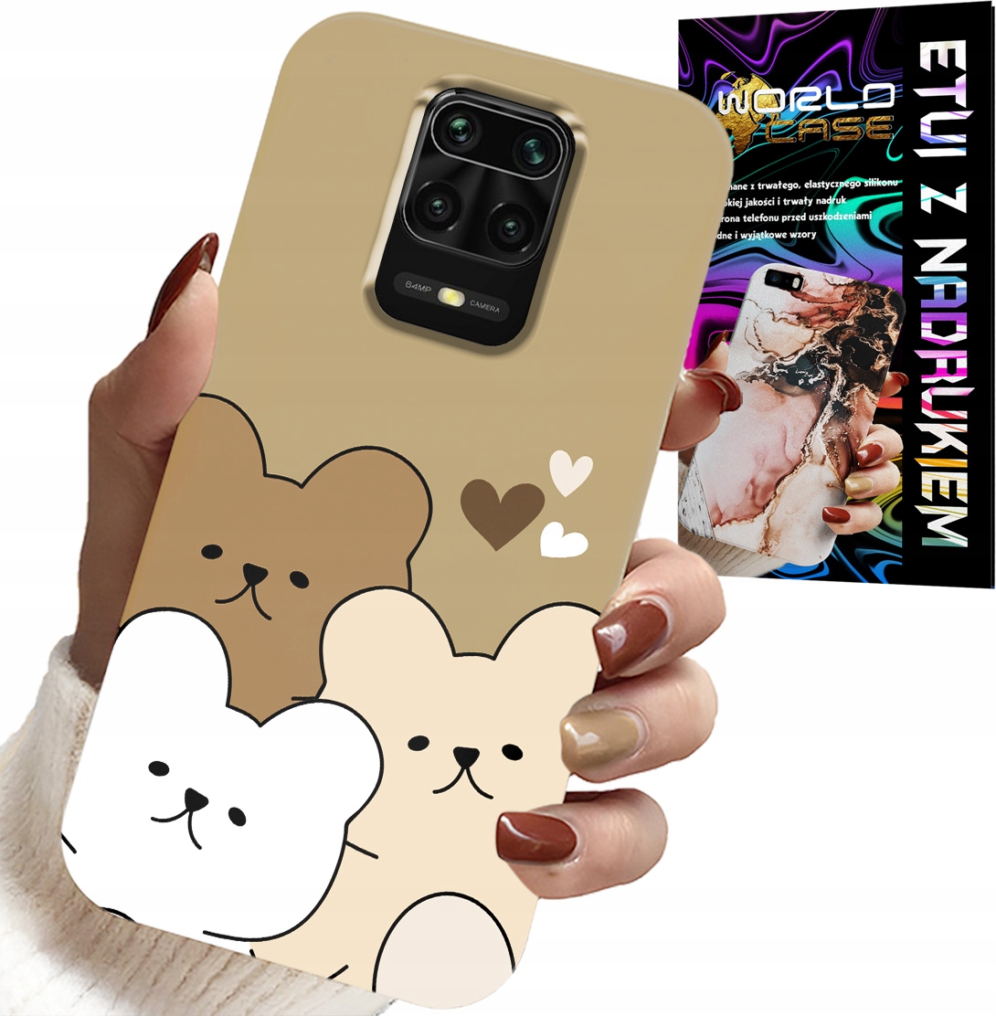 ETUI DO XIAOMI NOTE 9 PRO / 9S - MIŚ, MISIE WZORY DLA NAJMŁODSZYCH DZIECI