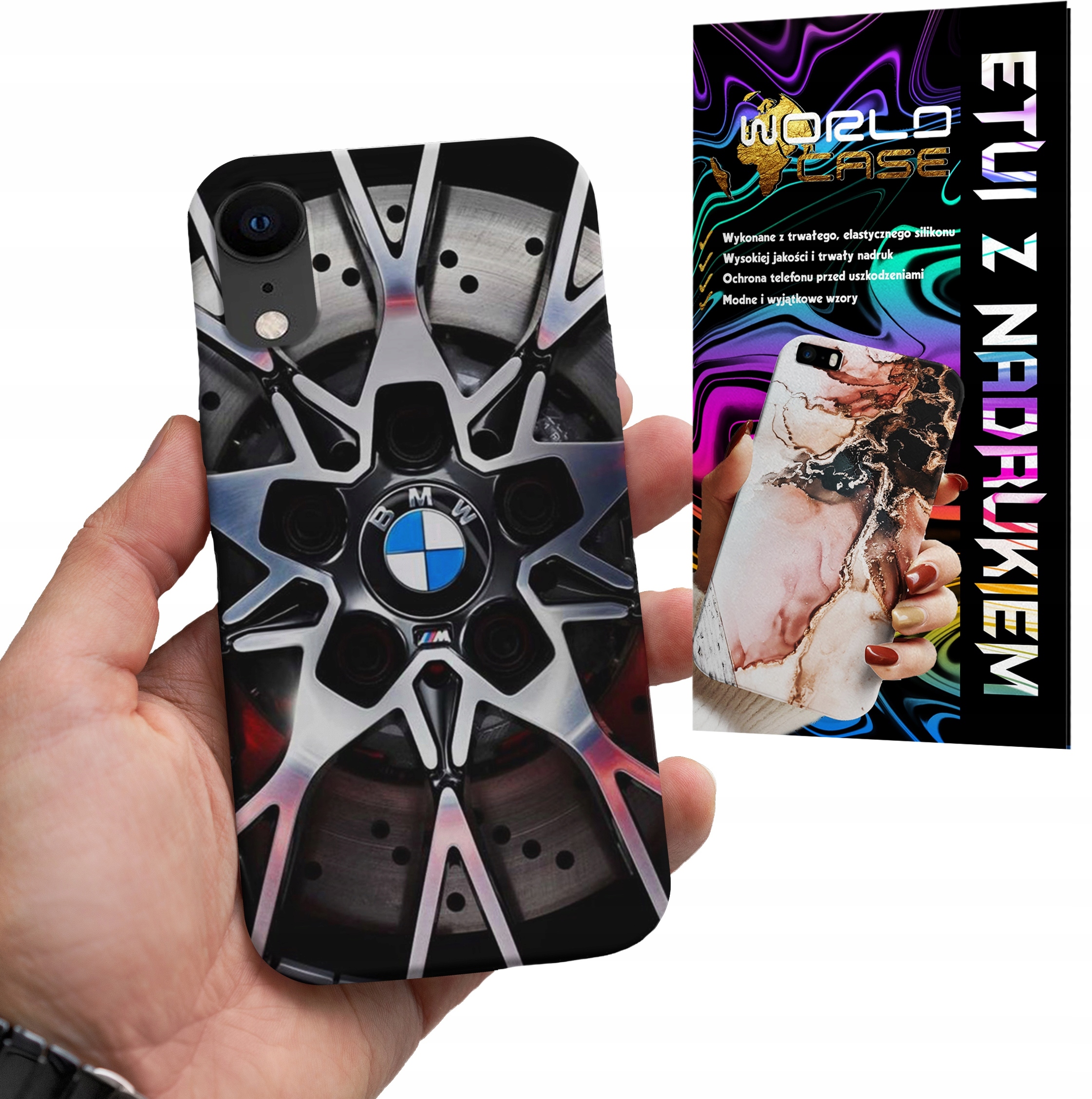 ETUI CASE DO IPHONE XR - BMW FELHGA AUTO FAN WZORY MERCEDES ITP