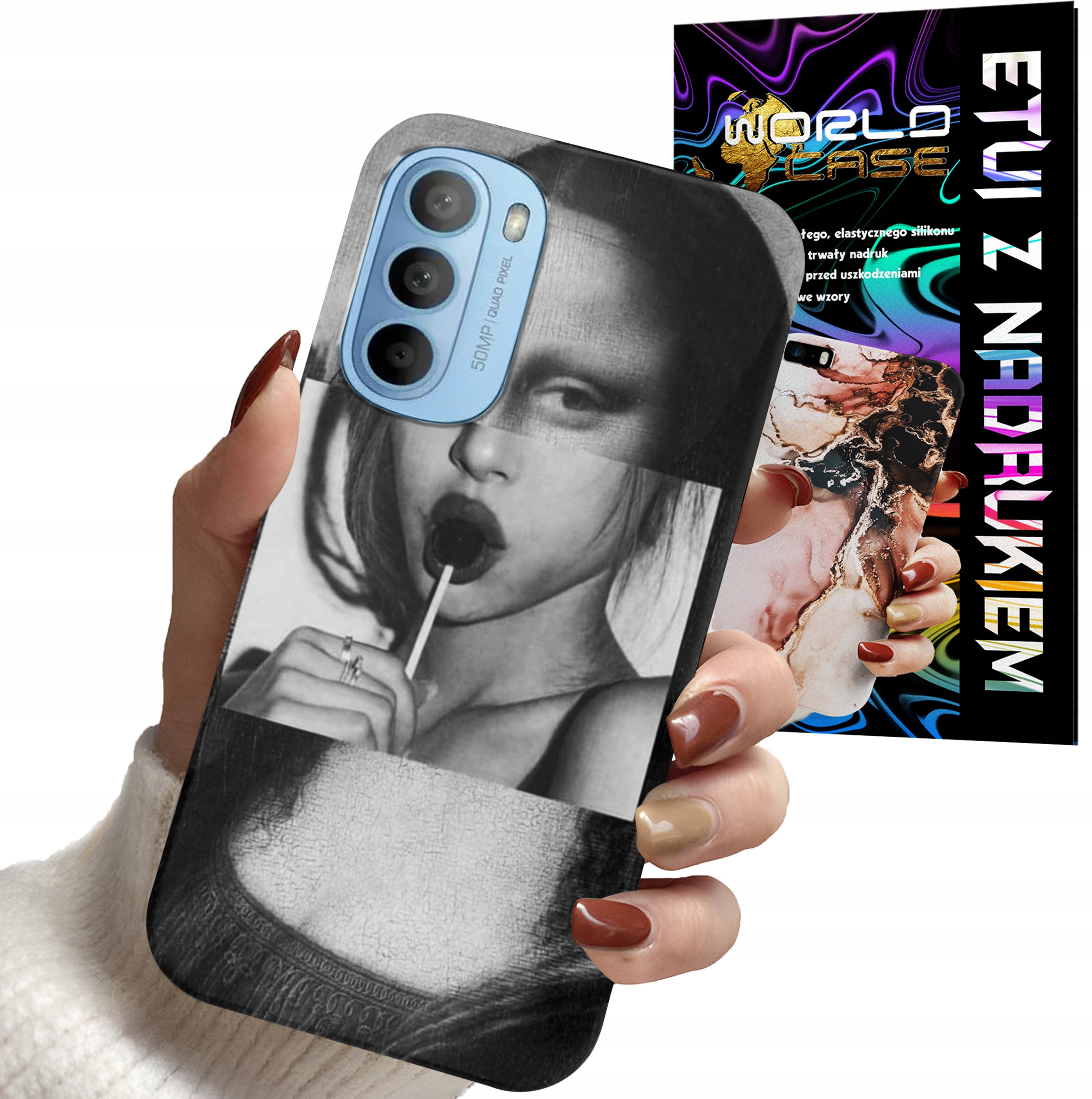ETUI CASE DO MOTOROLA MOTO G31 4G / G41 4G - MONA LISA WZORY KOBIET OBUDOWA