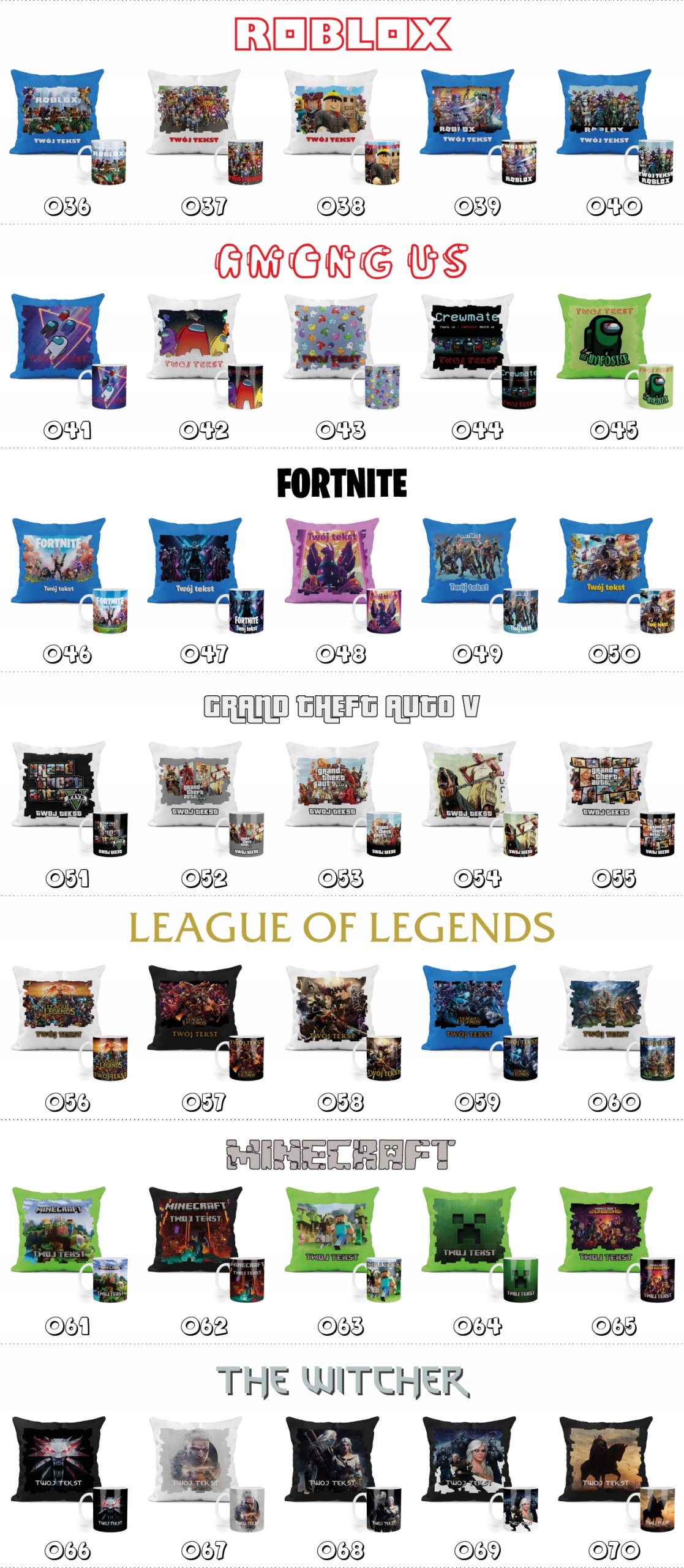 ZESTAW: KUBEK + POSZEWKA - SONIC HEDGEHOG - PREZENT WIELE WZORÓW + IMIĘ