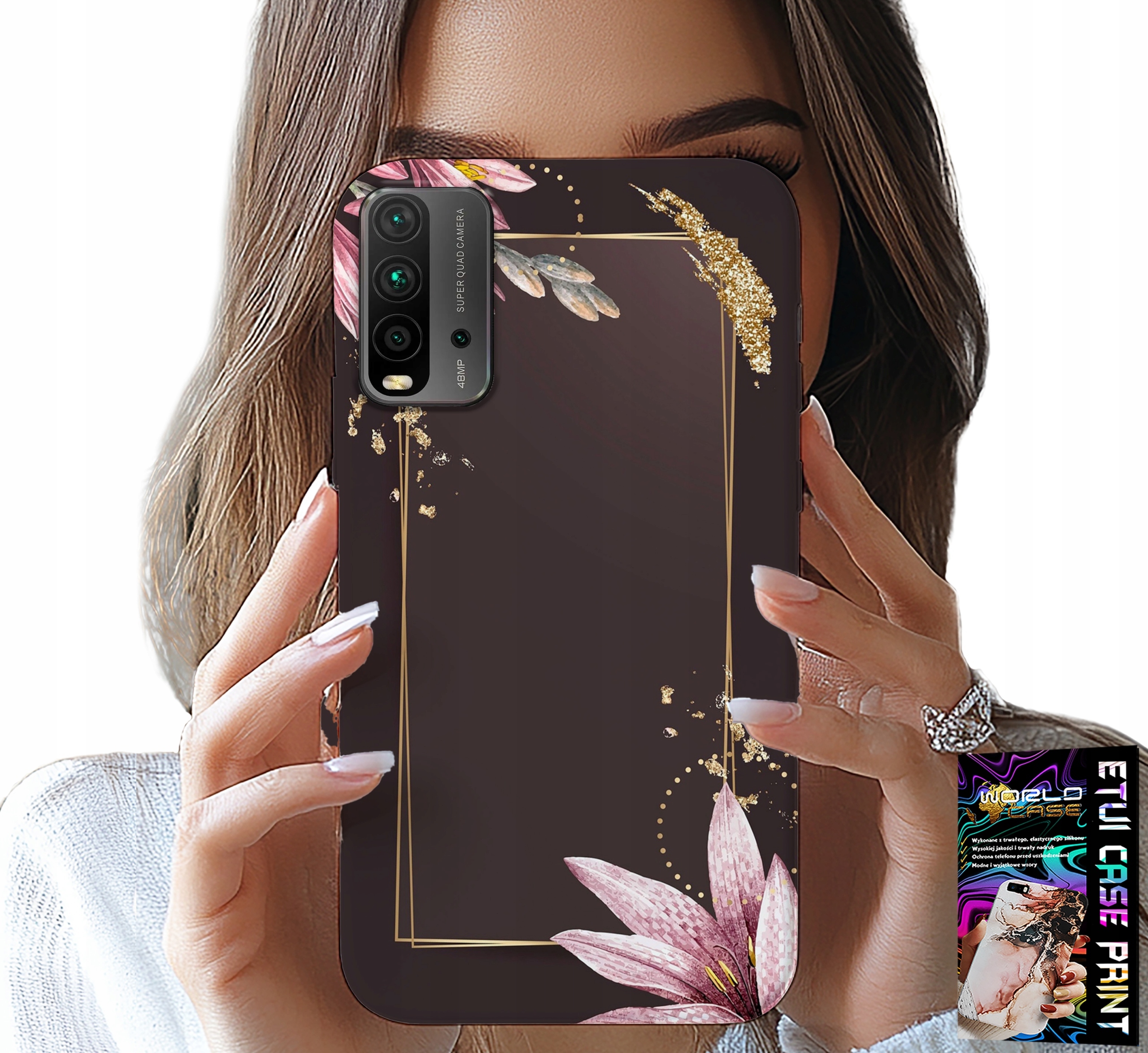 ETUI DO XIAOMI REDMI 9T - KWIECISTE ELEGANCKIE WZORY OBUDOWA