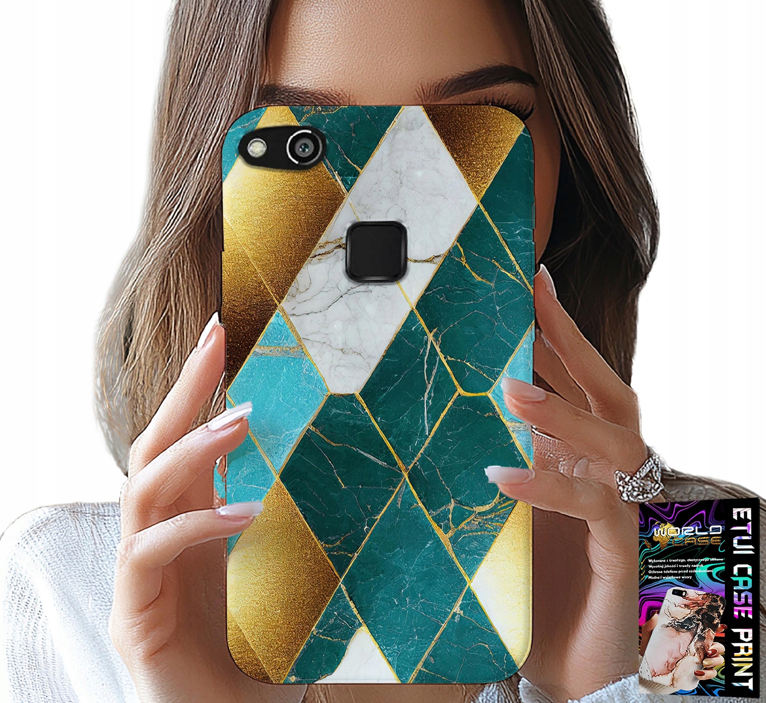 ETUI DO HUAWEI P10 LITE - ELEGANCKIE MODNE WZORY CASE + FOLIA