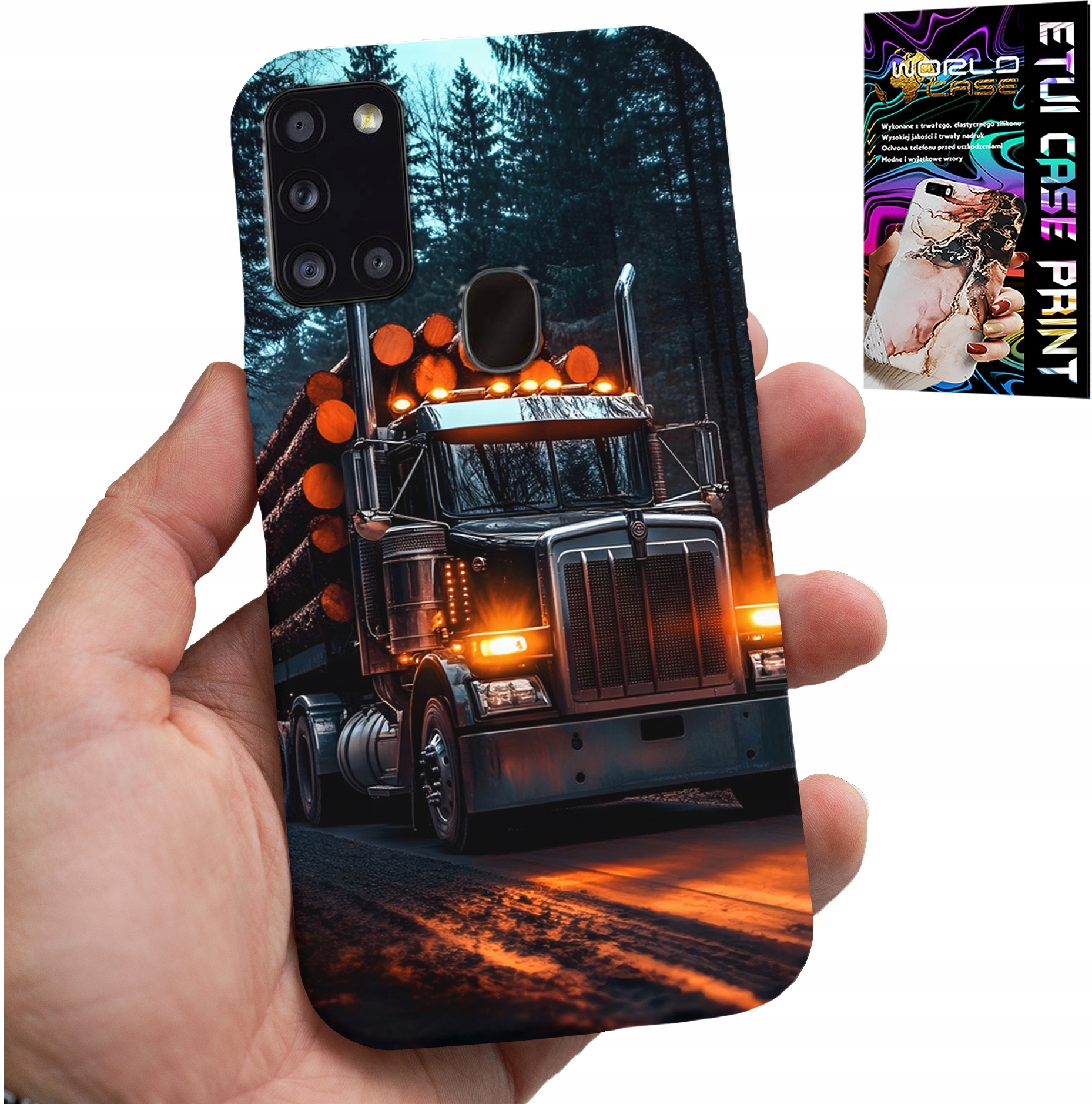 ETUI DO SAMSUNG GALAXY A21s - TIR POJAZD CIĘŻAROWY PLECKI OBUDOWA CASE