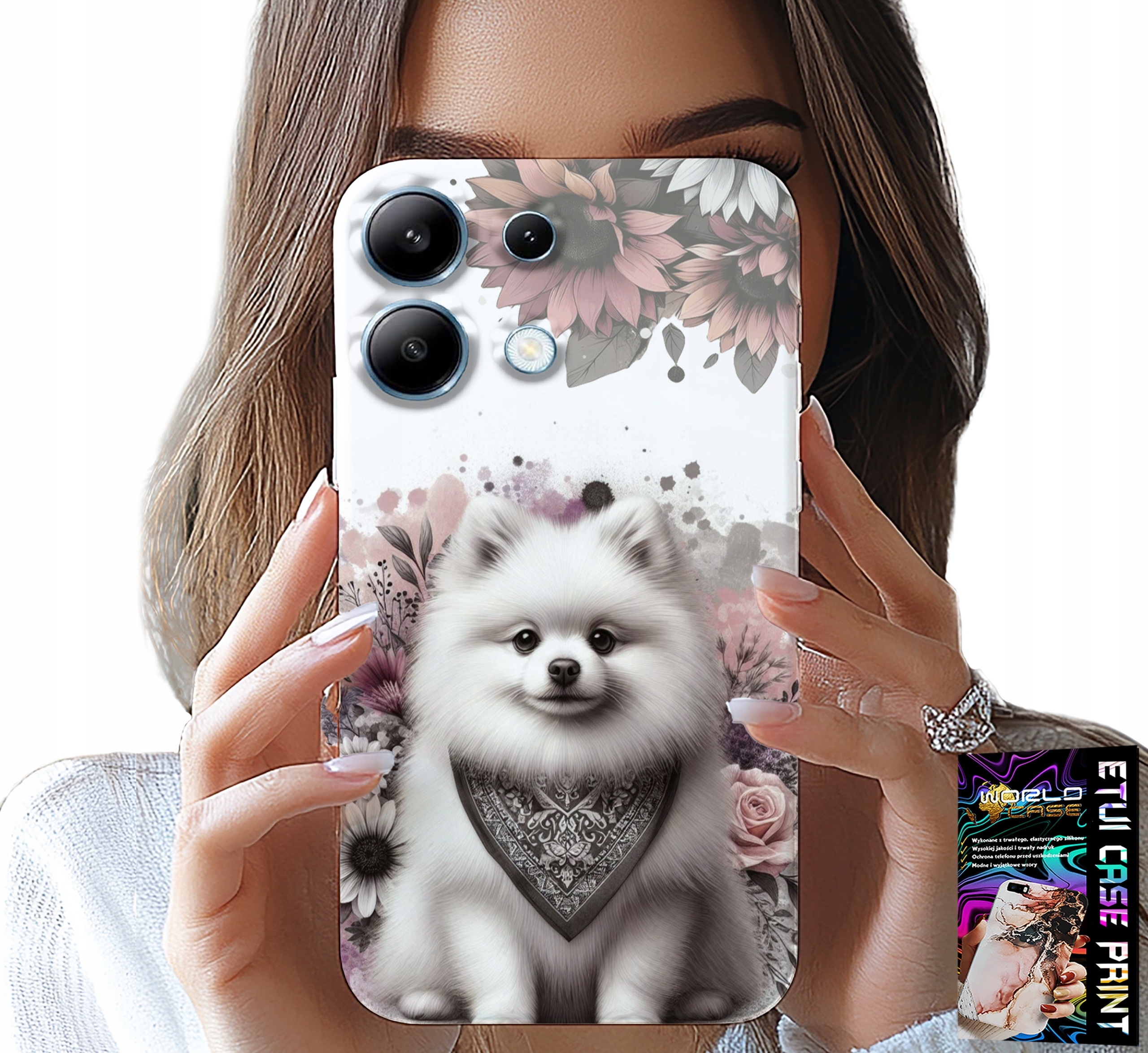 ETUI DO XIAOMI NOTE 13 5G - POMERANIAN, SZPIC MINIATUROWY, RASY PSÓW