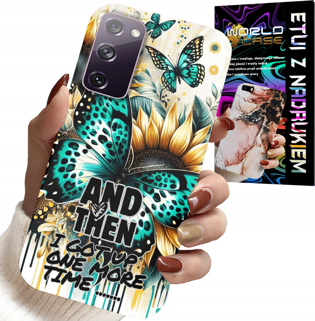 ETUI DO SAMSUNG GALAXY S20 FE - AND THEN I GOT UP, KOBIECE WZORY + FOLIA