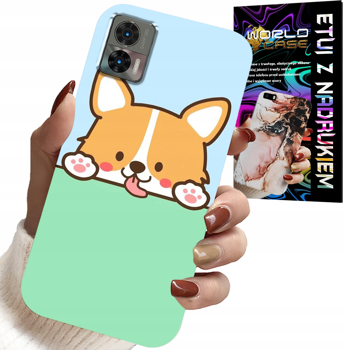 ETUI DO MOTOROLA EDGE 30 NEO - SŁODKI PIESEK WZORY Z BAJEK POKROWIEC