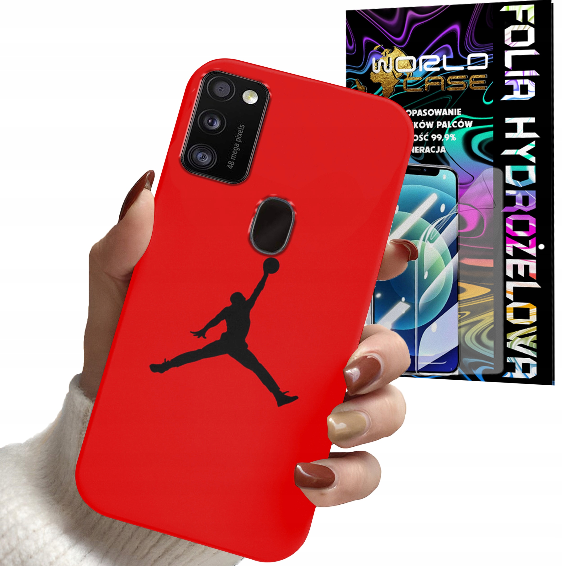 ETUI CASE DO SAMSUNG M13 4G - KOSZYKÓWKA WZORY DLA FANÓW NBA + FOLIA