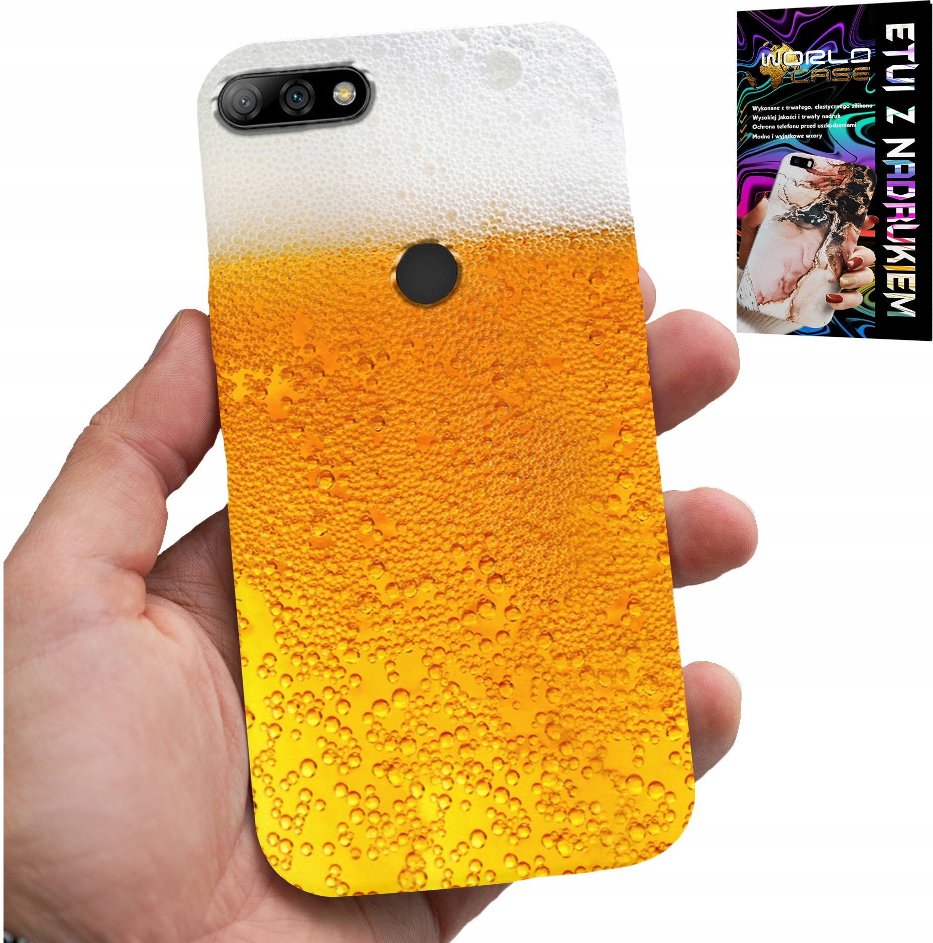 ETUI DO HUAWEI Y7 2018 - PIWO, KUFEL PIWA WZORY DLA MĘŻCZYZN CASE