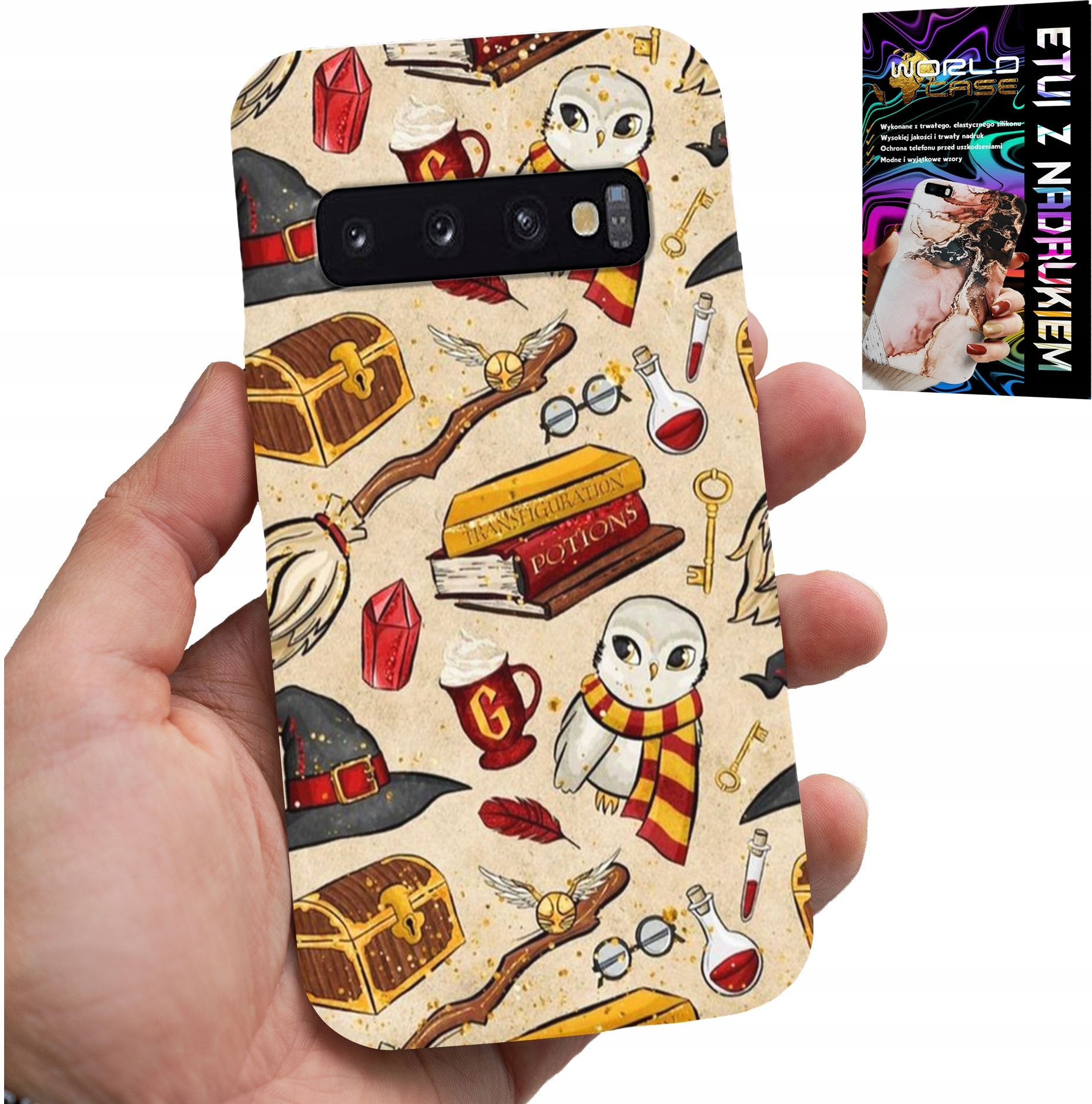 ETUI DO SAMSUNG GALAXY S10 PLUS - CASE DLA FANA MAGII MAGÓW RÓŻDŻKA +FOLIA