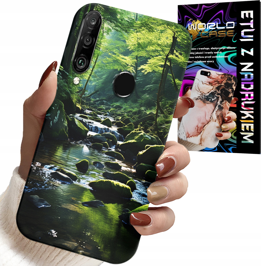 ETUI DO HUAWEI P30 LITE - LAS RZEKA STRUMIEŃ PRZYRODA WIDOKI