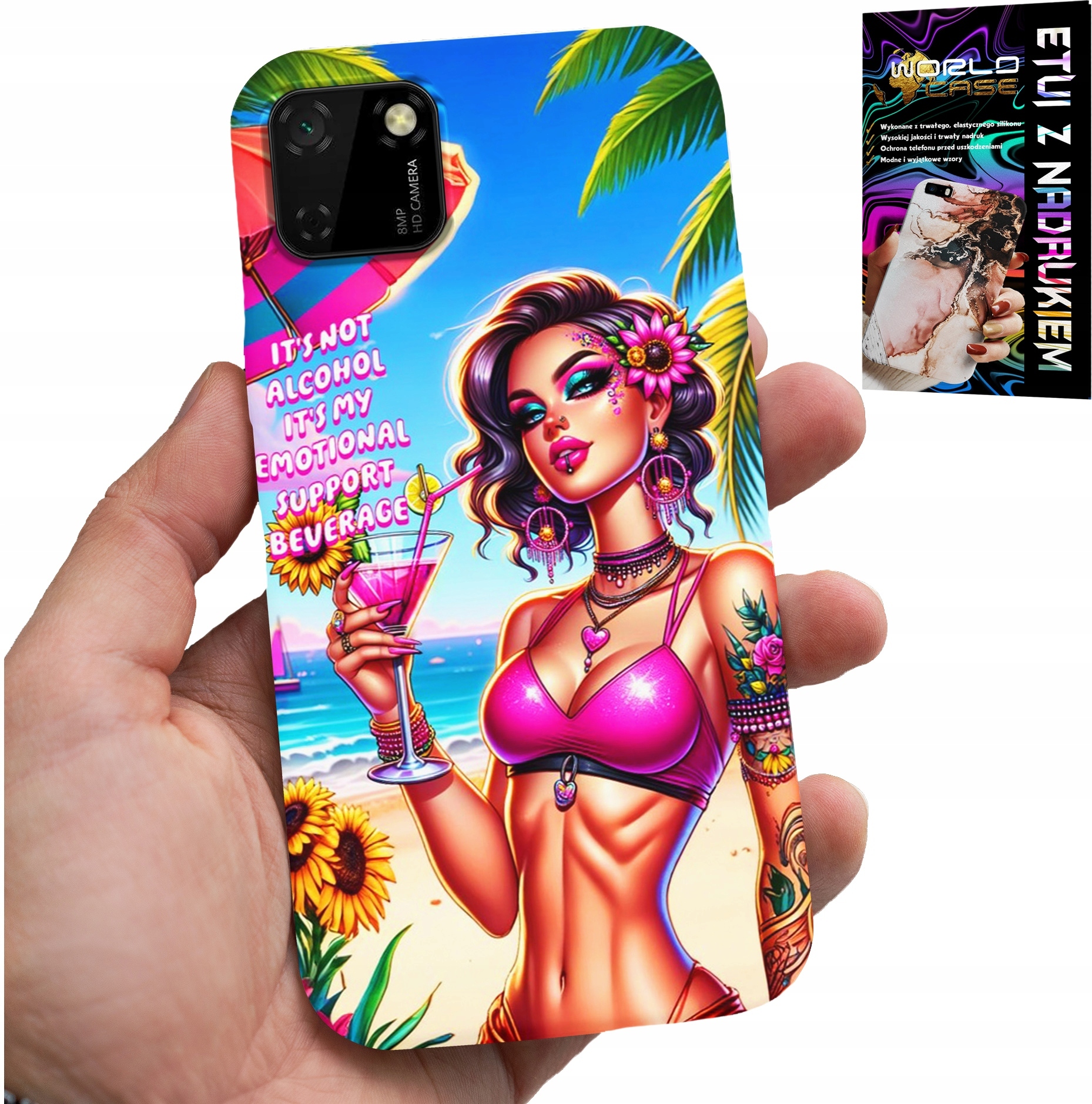 ETUI DO HUAWEI Y5P - IT'S NOT ALCOHOL IT'S MY EMOTIONAL CASE