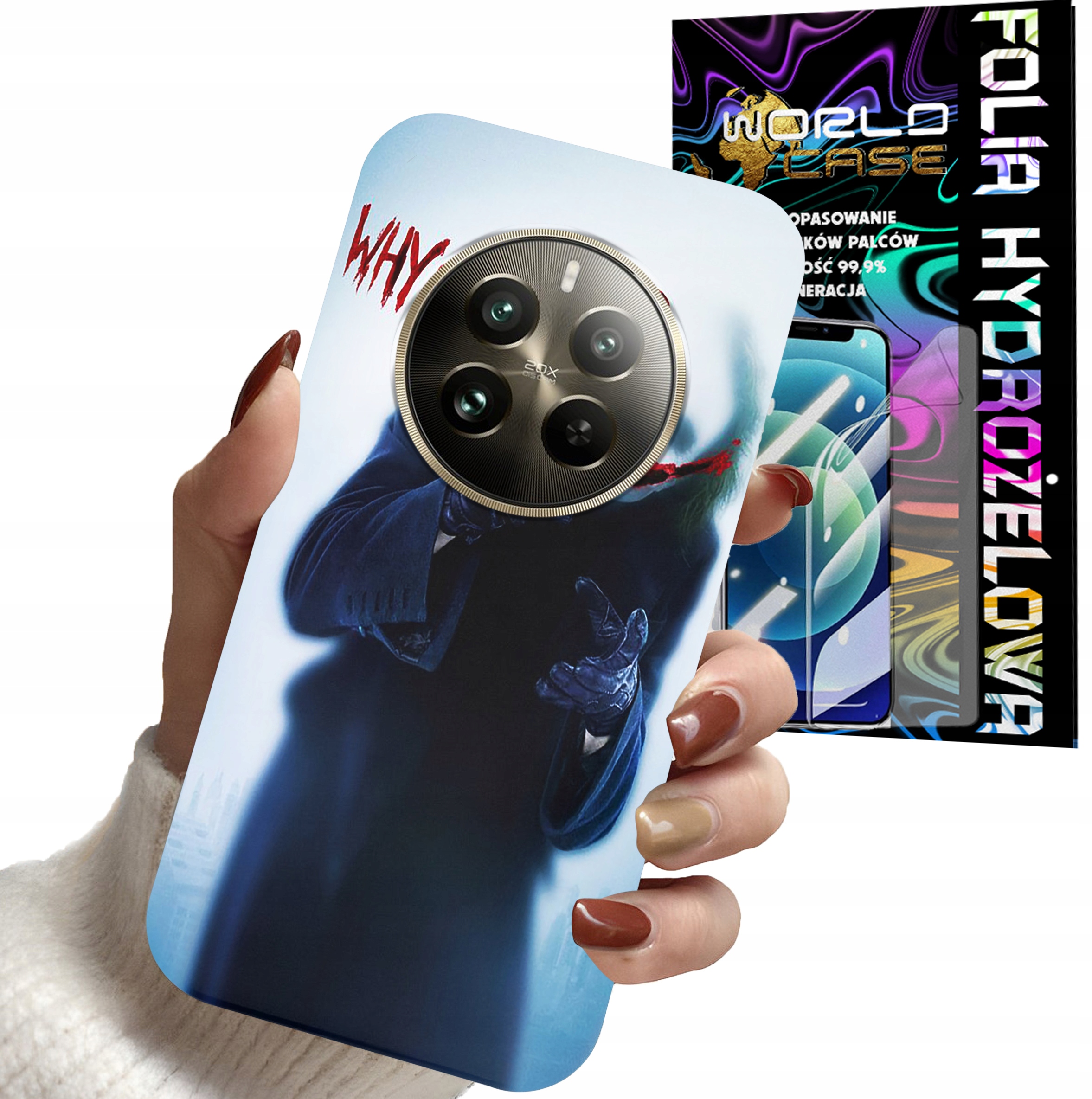 ETUI DO REALME 12 PRO 5G / PRO + - JOKER FILMY SERIALE OBUDOWA + FOLIA