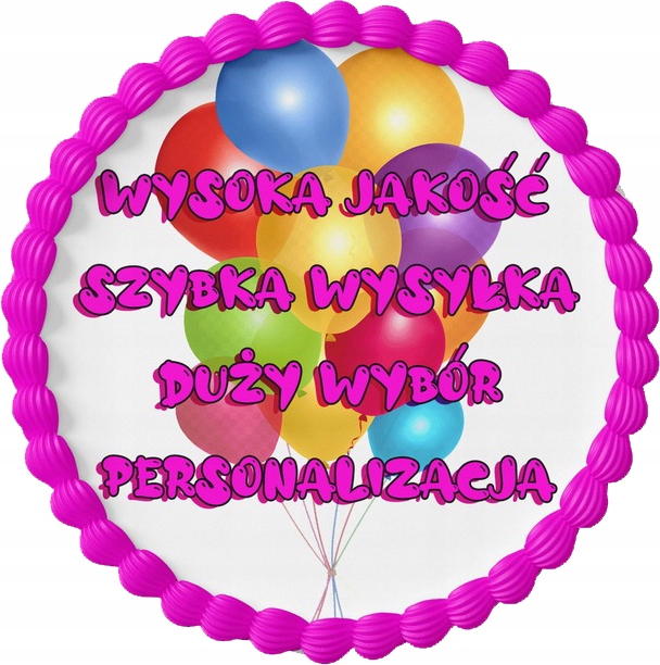 OPŁATEK ZESTAW URODZINY JEDNOROŻEC UNICORN + IMIĘ