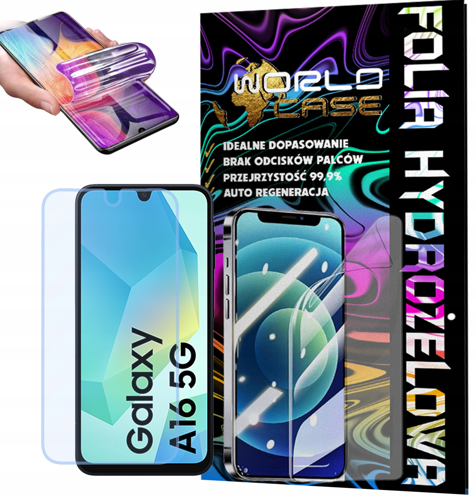 FOLIA HYDROŻELOWA OCHRONNA DO SAMSUNG A16 5G NA EKRAN MOCNA