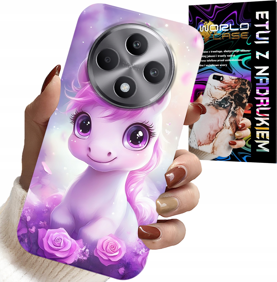 ETUI DO OPPO RENO12 F / 12FS 5G - SŁODKI JEDNOROŻEC, WZORY DLA DZIECI CASE