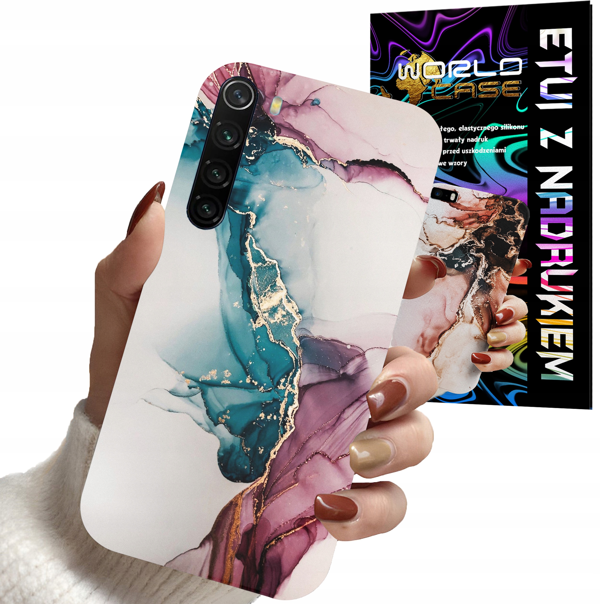 ETUI CASE DO XIAOMI NOTE 8 - MARMUR WZORY DLA KOBIET PLECKI OBUDOWA