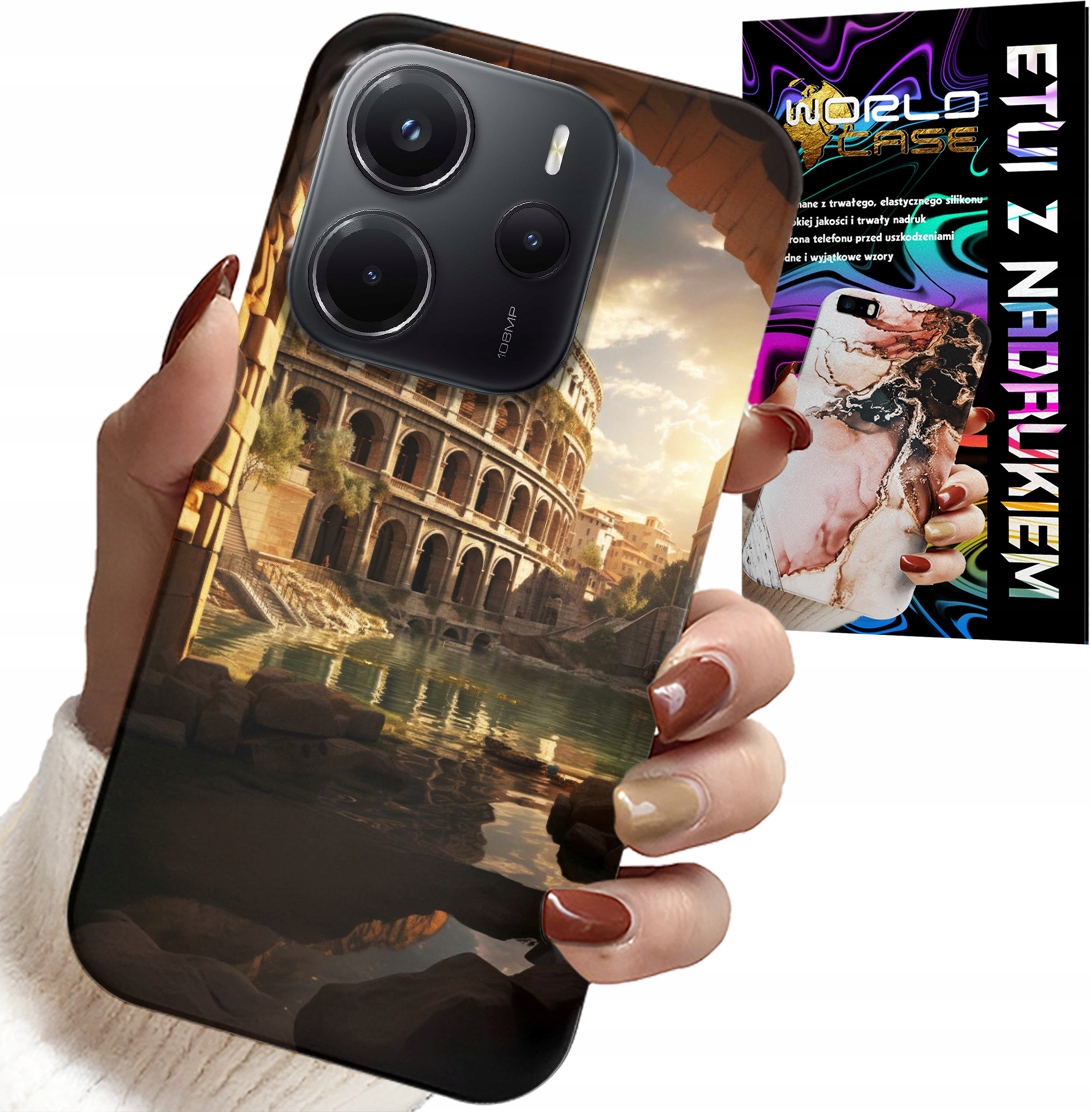 ETUI DO XIAOMI NOTE 14 4G - RZYM COLOSSEUM RZYMIANIE STAROŻYTNOŚĆ