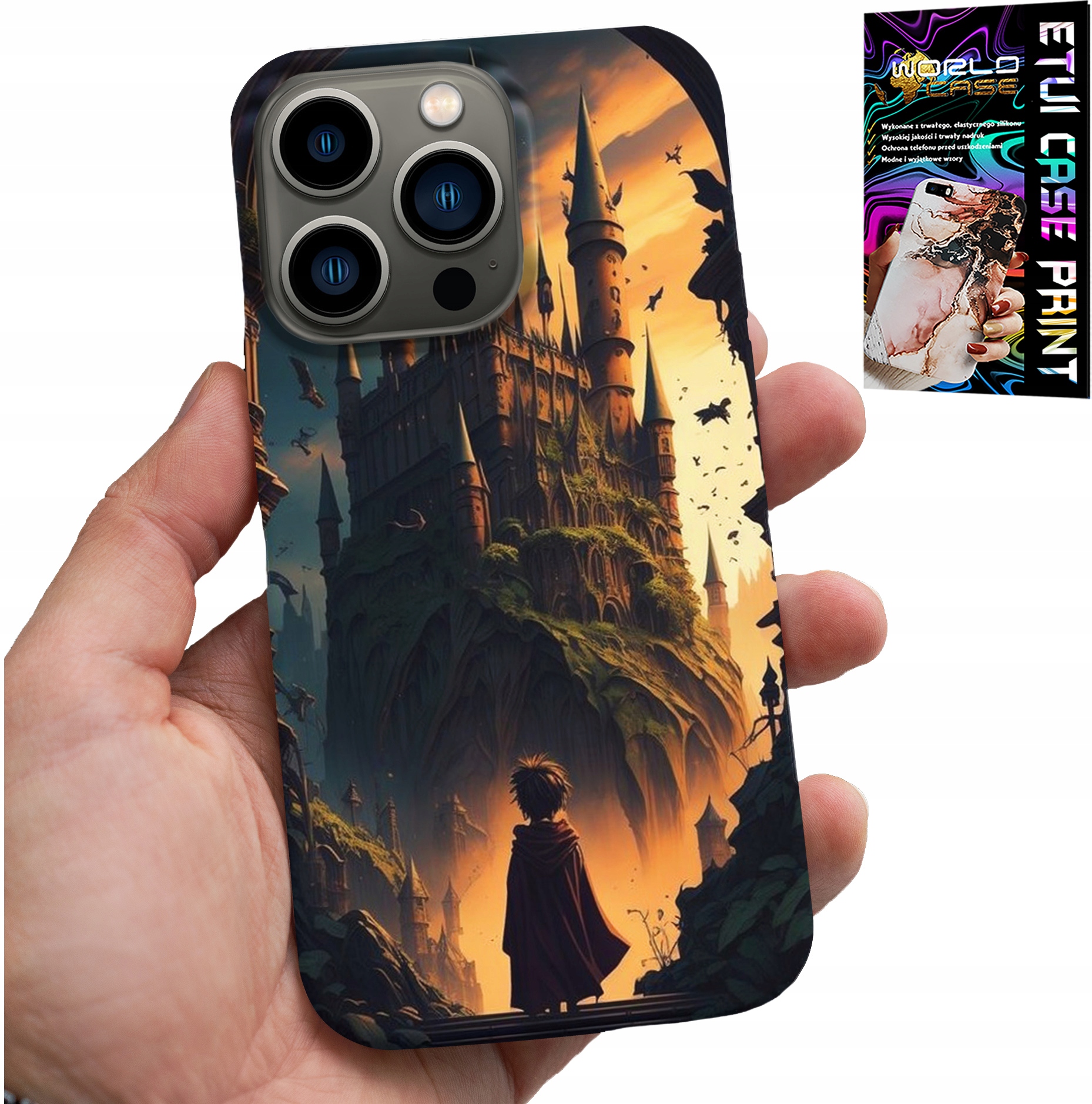 ETUI DO IPHONE 16 PRO - CASE DLA FANA MAGII MAGÓW RÓŻDŻKA ZAMEK