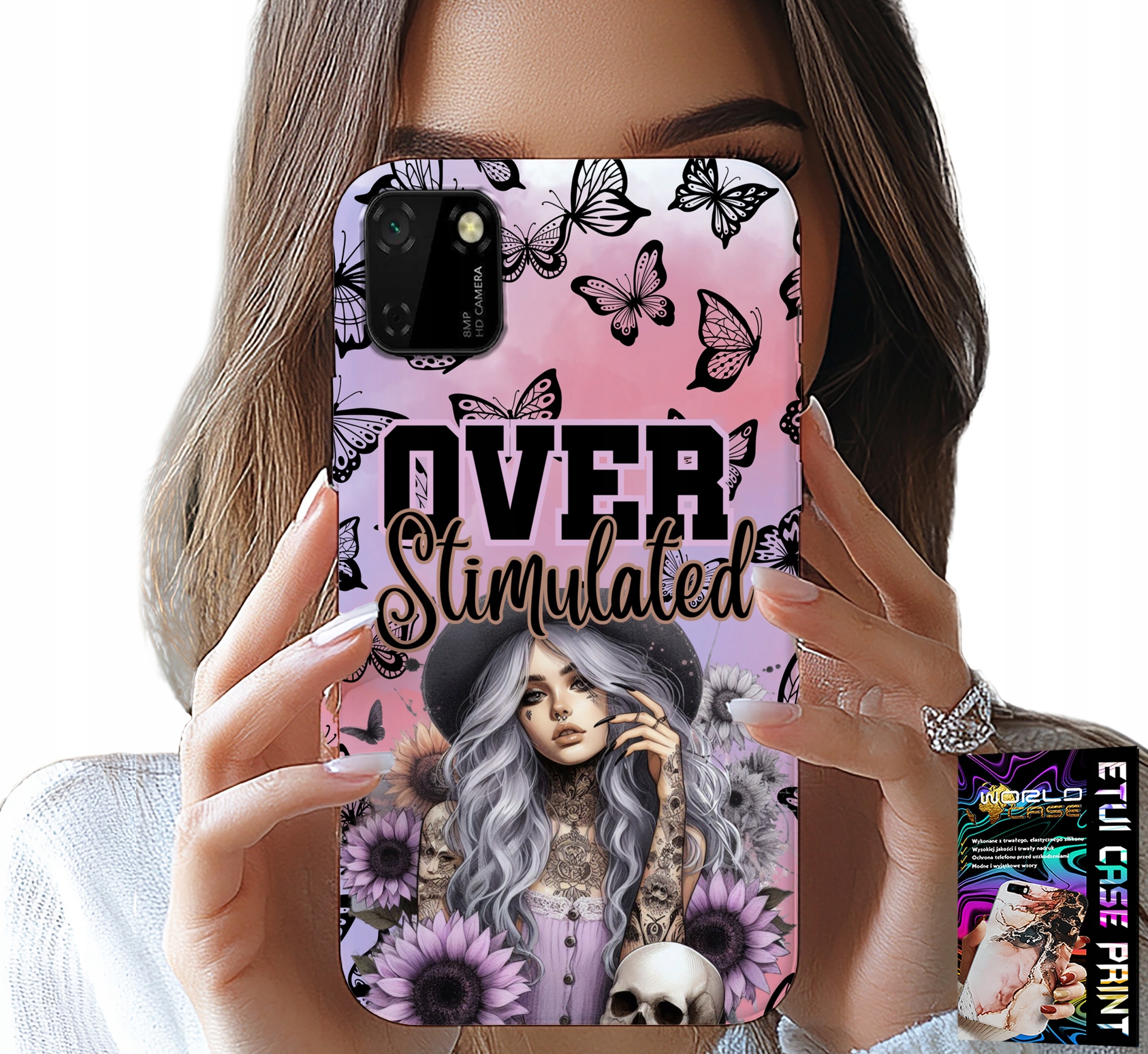 ETUI DO HUAWEI Y5P - OVER STIMULATED, NASTOLETNIE WZORY, CASE