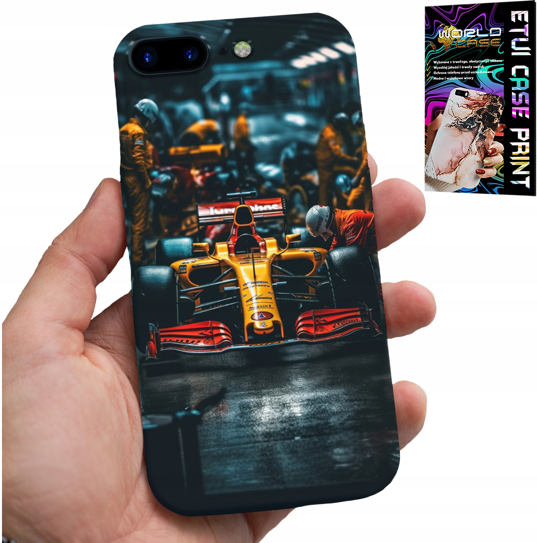 ETUI DO IPHONE ( 7 PLUS ) - F1 FORMUŁA 1 BOLIDY WYŚCIGI WIELE WZORÓW