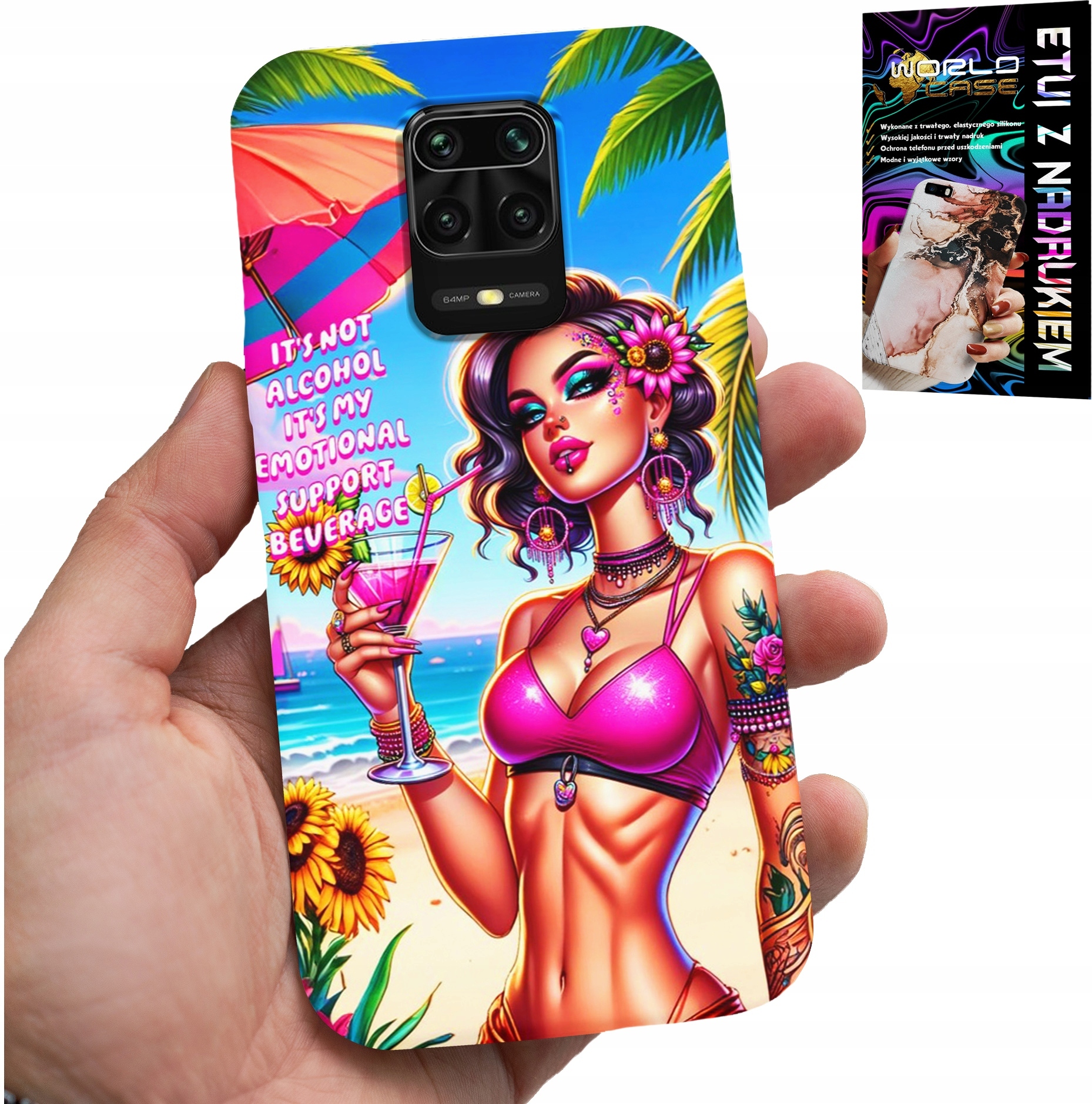 ETUI DO XIAOMI NOTE 9 PRO / 9S - IT'S NOT ALCOHOL IT'S MY EMOTIONAL CASE