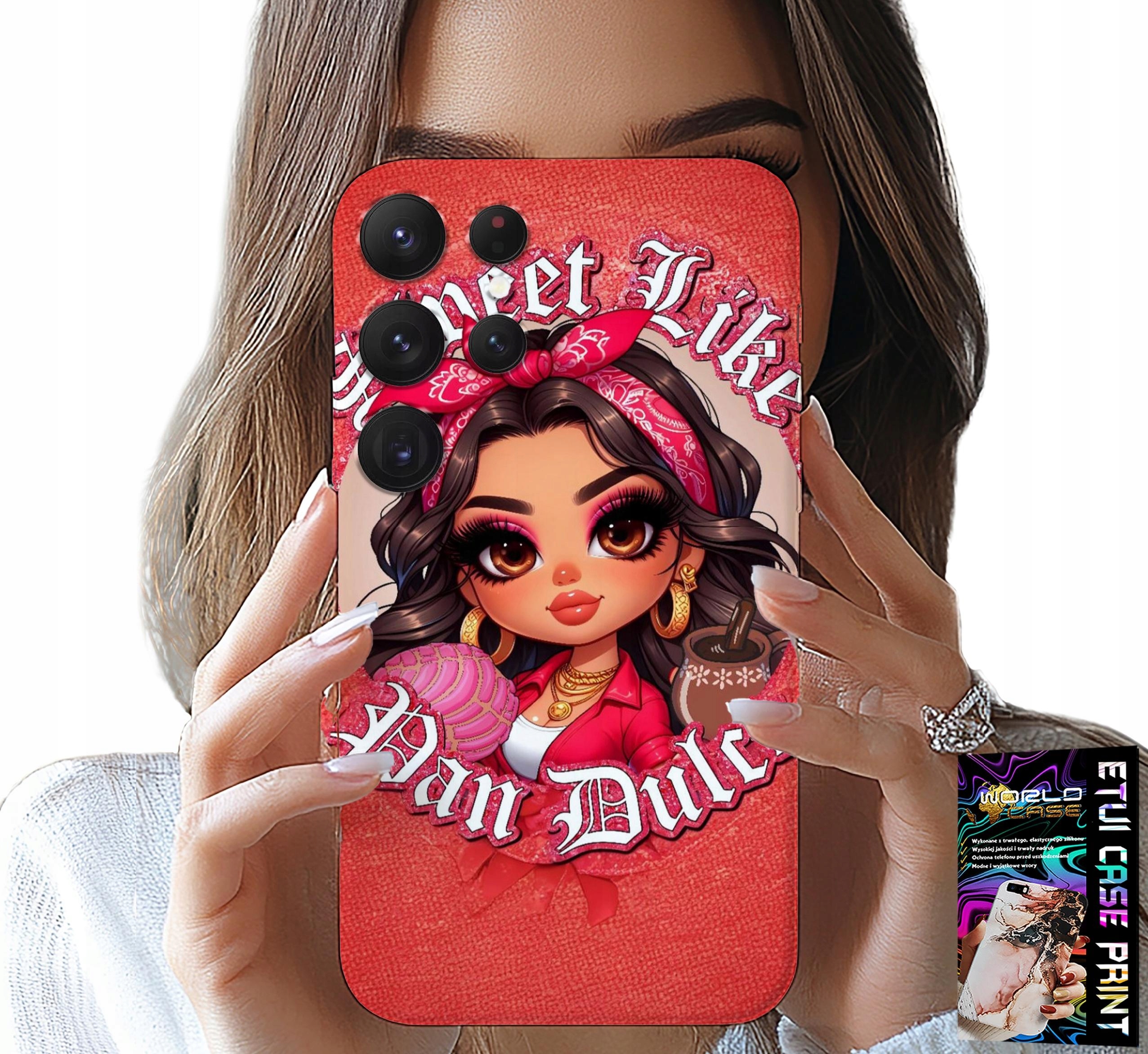 ETUI DO SAMSUNG GALAXY S24 ULTRA - SWEET LIKE MODNE LALECZKI DLA DZIEWCZYN