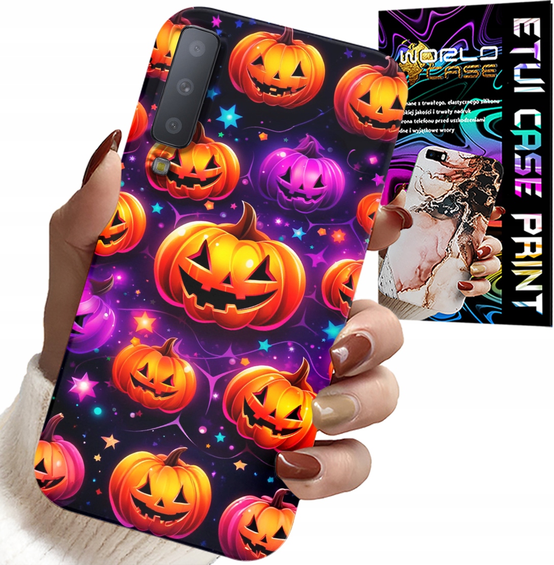 ETUI DO SAMSUNG A7 2018 - HALLOWEEN, SALEM, STRASZNE DYNIE, WZORY