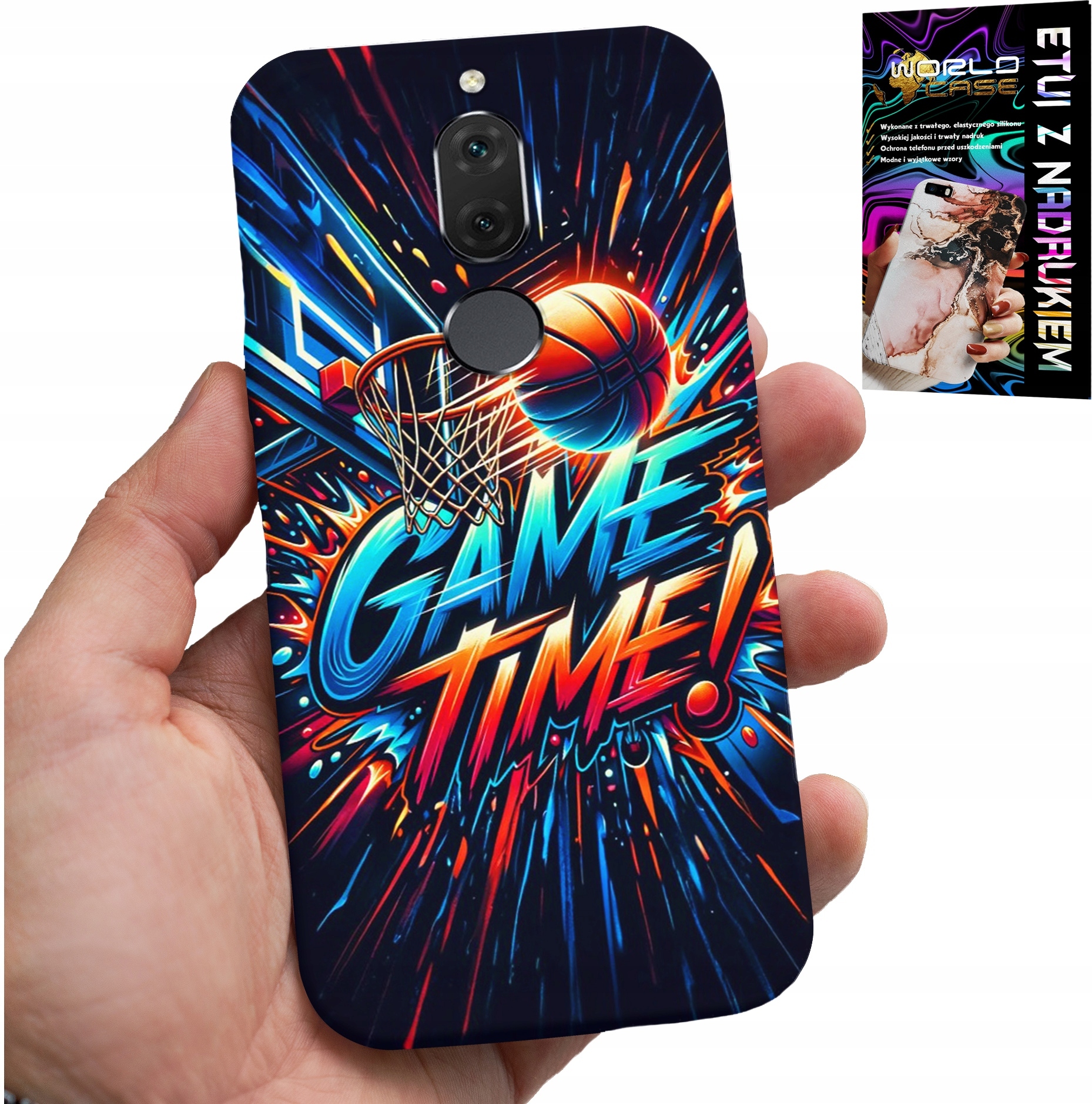 ETUI DO HUAWEI MATE 10 LITE - KOSZYKÓWKA NBA FAN 23 GAME TIME, OBUDOWA