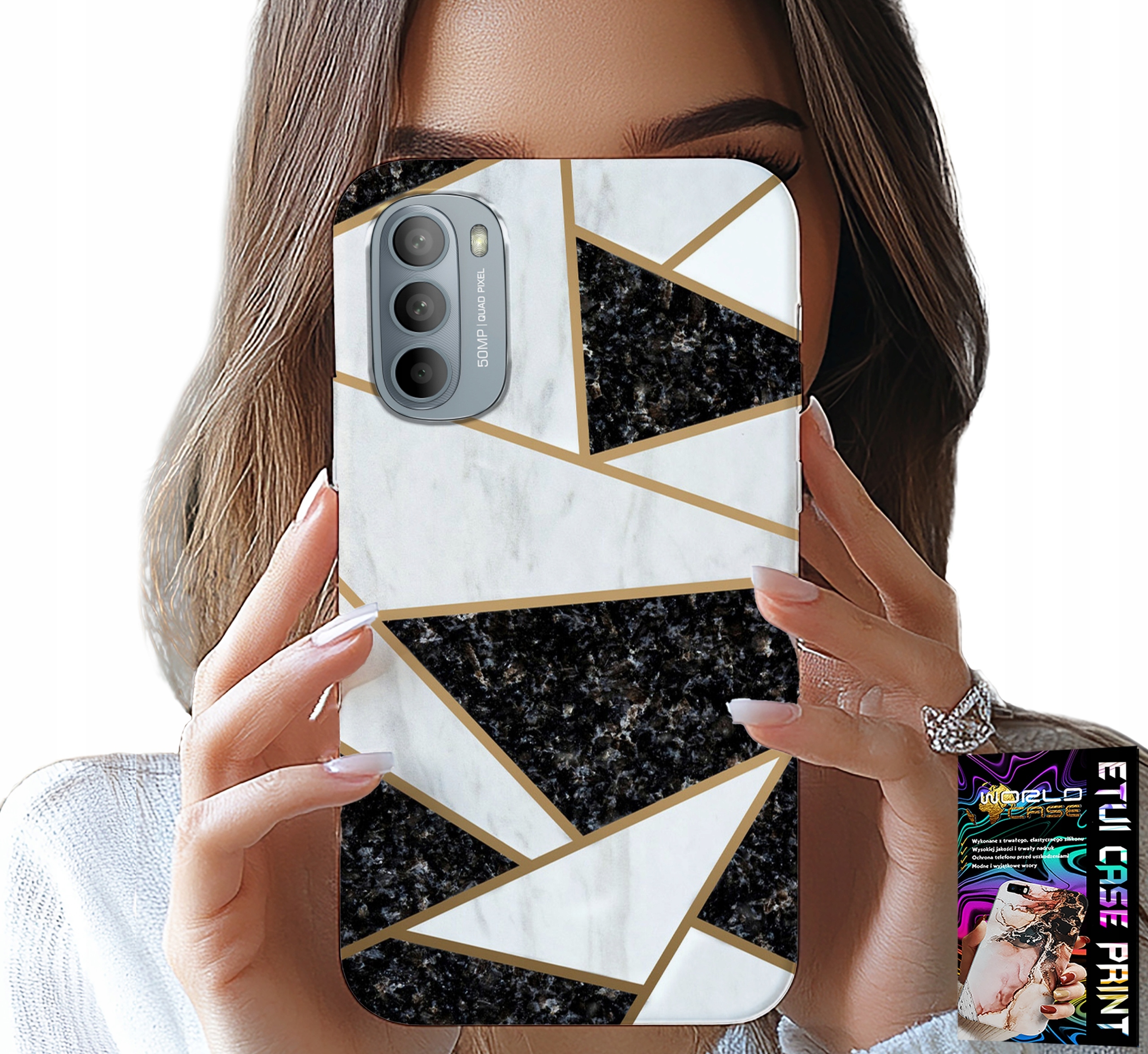 ETUI DO MOTOROLA G31 / G41 - ELEGANCKIE MODNE WZORY CASE + FOLIA