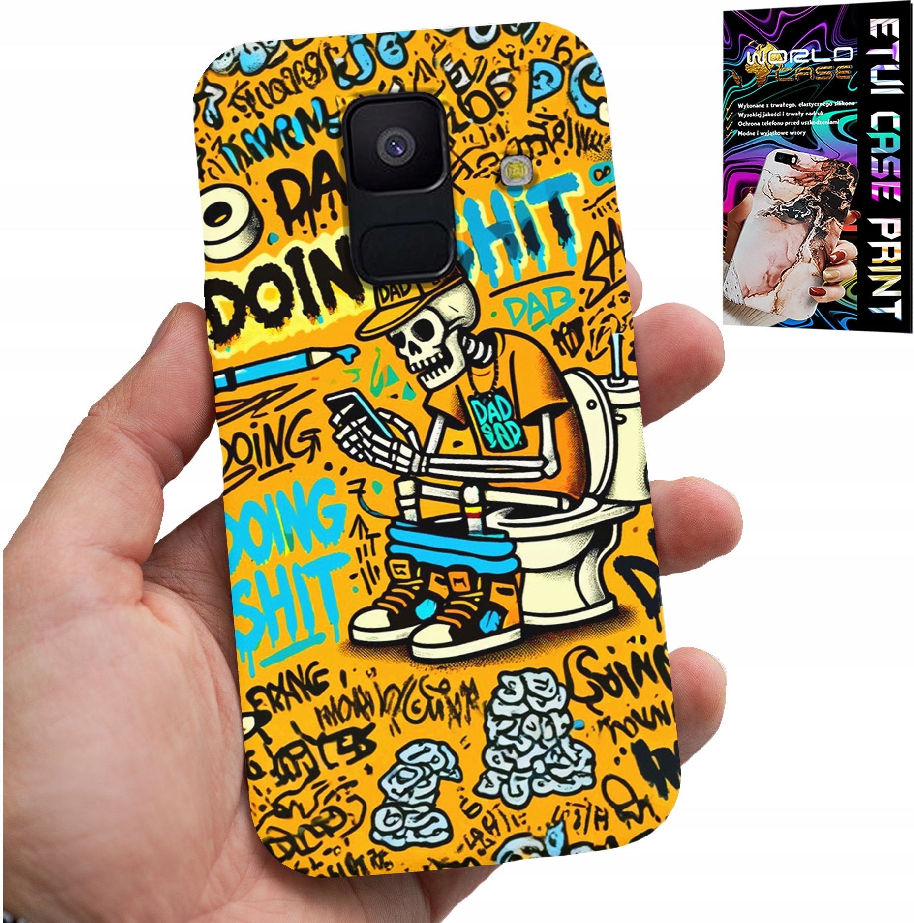 ETUI DO SAMSUNG A6 2018 - DOING SHIT KOŚCIOTRUP NA KIBLU CASE