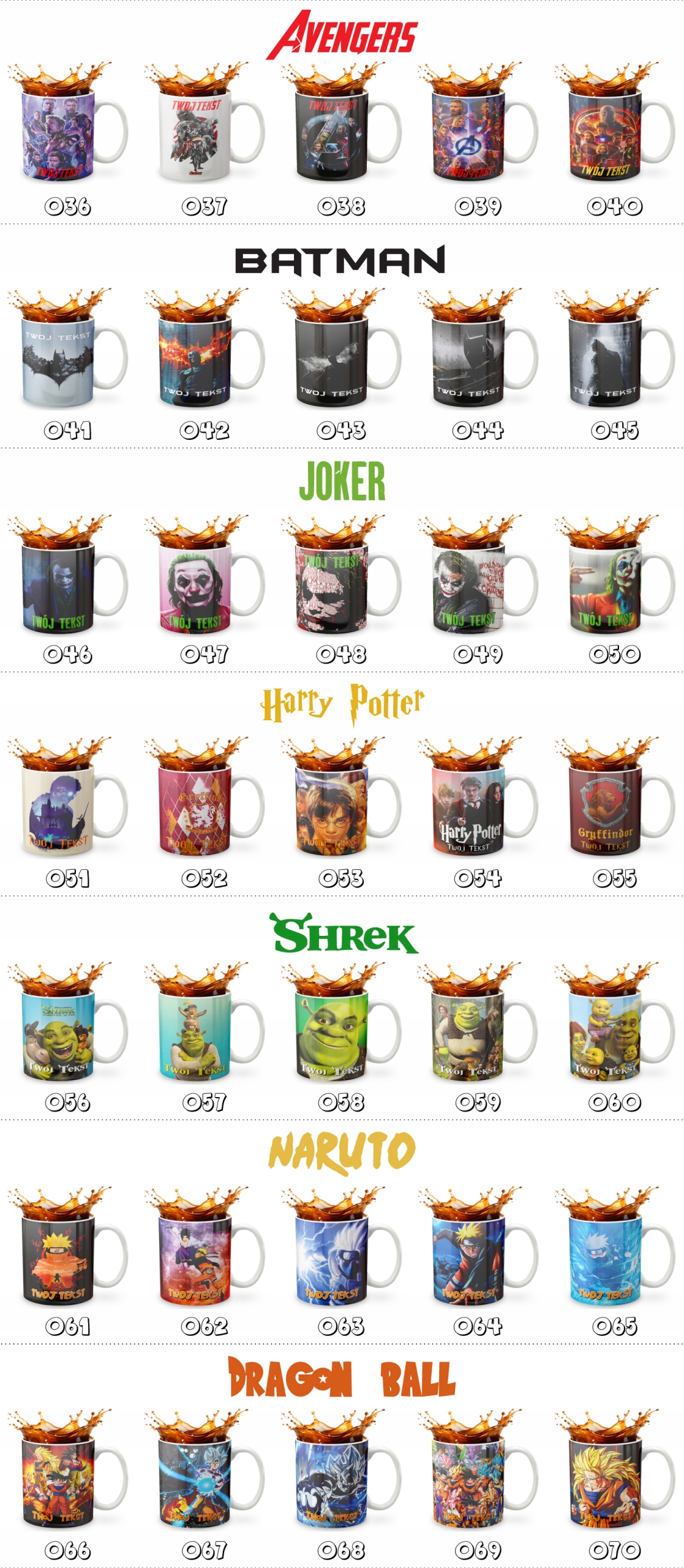 KUBEK 330ml GRAFIKA PREZENT ŚWIĘTA WZÓR - BAJKA KSIĘŻNICZKI + IMIĘ