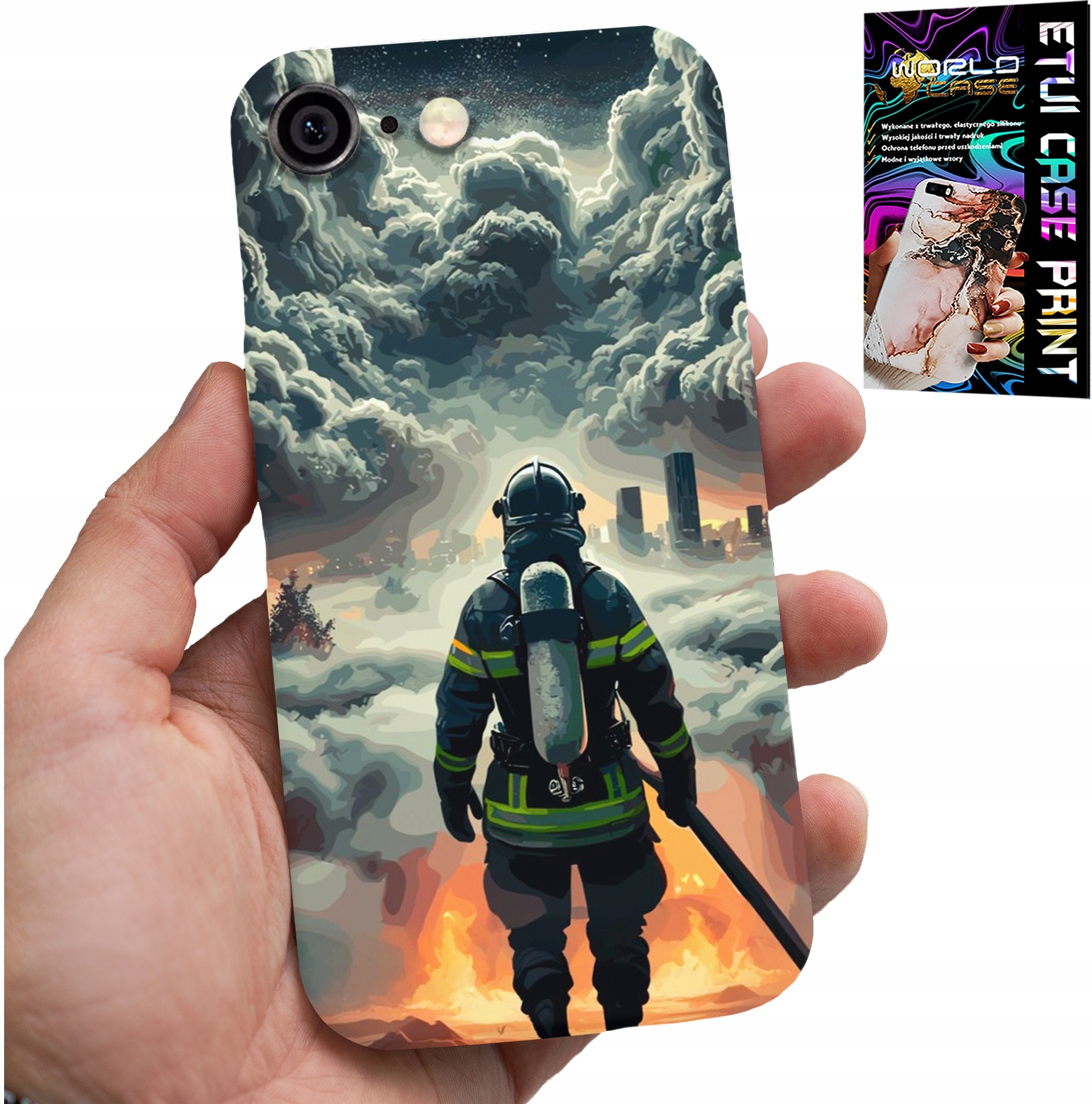 ETUI DO IPHONE 6 / 6S - STRAŻ POŻARNA POŻAR STRAŻAK OBUDOWA CASE