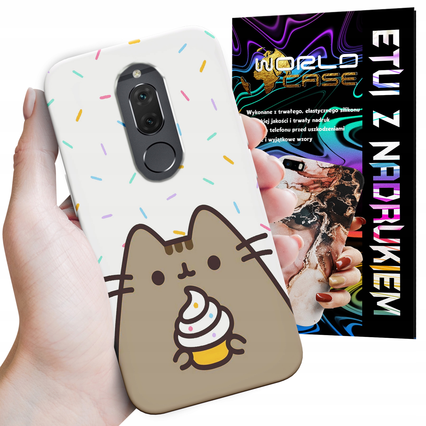 ETUI CASE DO HUAWEI MATE 10 LITE - SŁODKI KOTEK KOT KOTKI OBUDOWA PLECKI