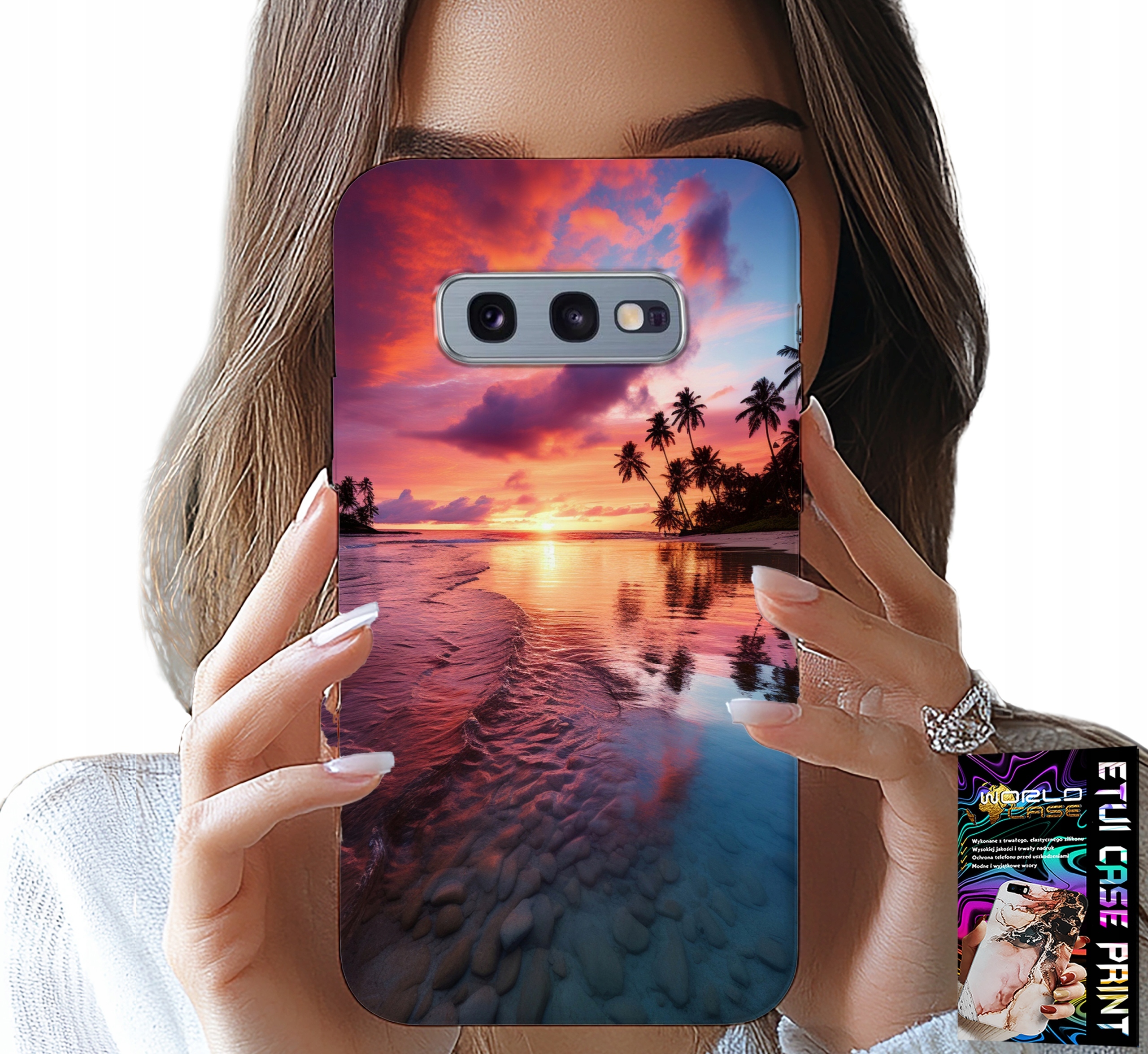 ETUI DO SAMSUNG GALAXY S10E - PLAŻA WAKACJE WYSPA PIĘKNE WIDOKI +FOLIA
