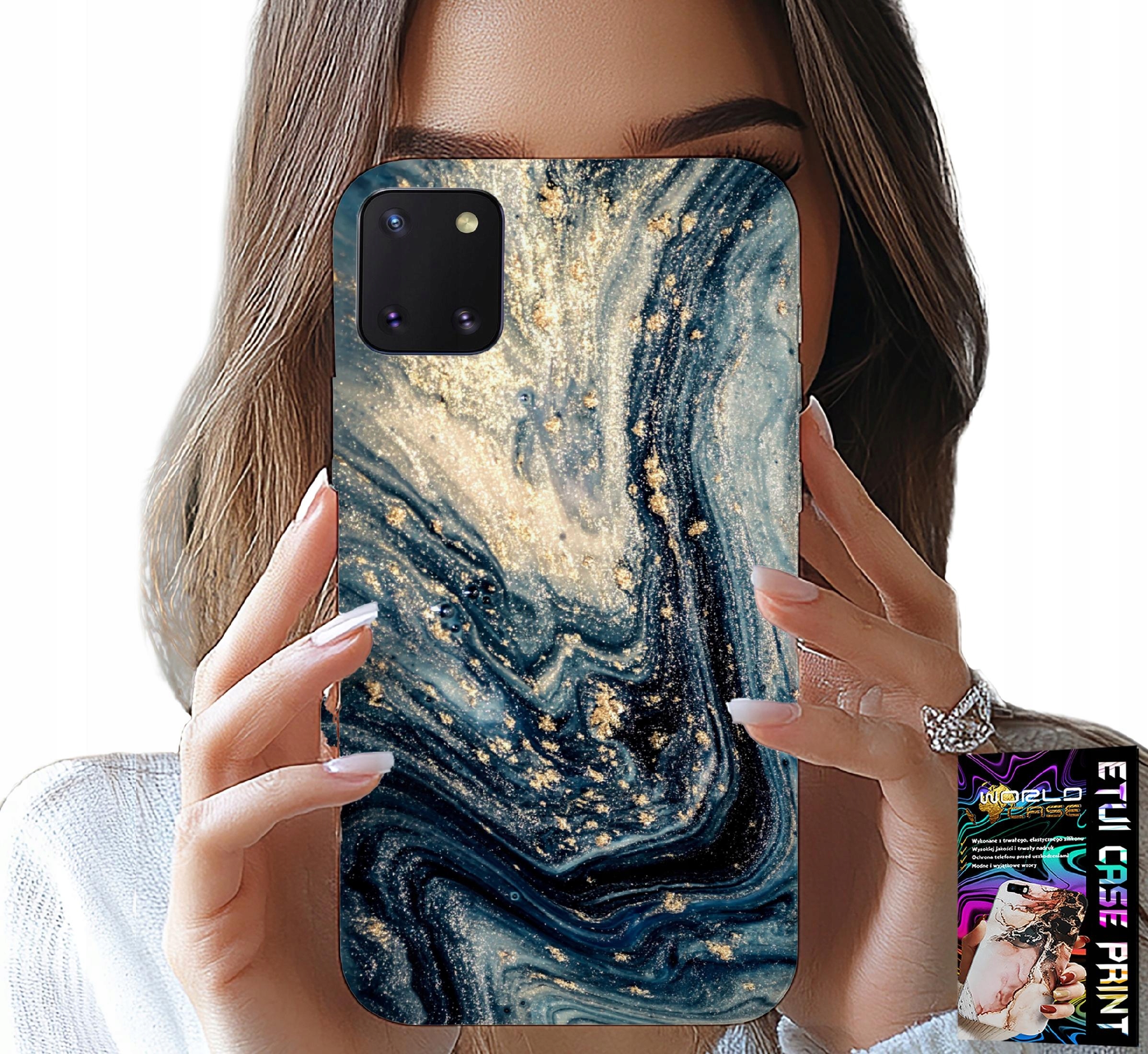 ETUI DO SAMSUNG GALAXY A81 - KAMIENNE ELEGANCKIE WZORY OBUDOWA CASE
