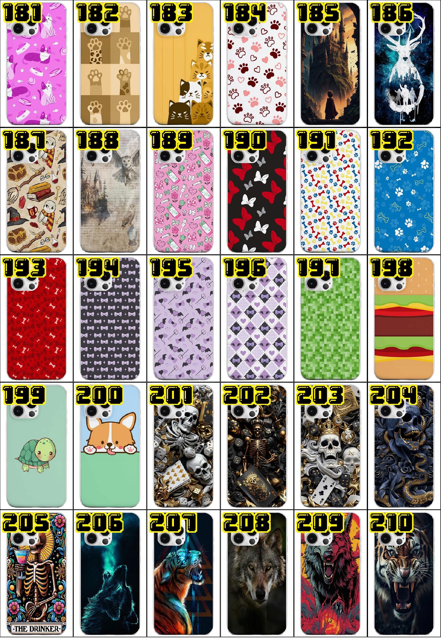 ETUI DO IPHONE 6 / 6S - ELEGANCKIE MODNE WZORY CASE + FOLIA