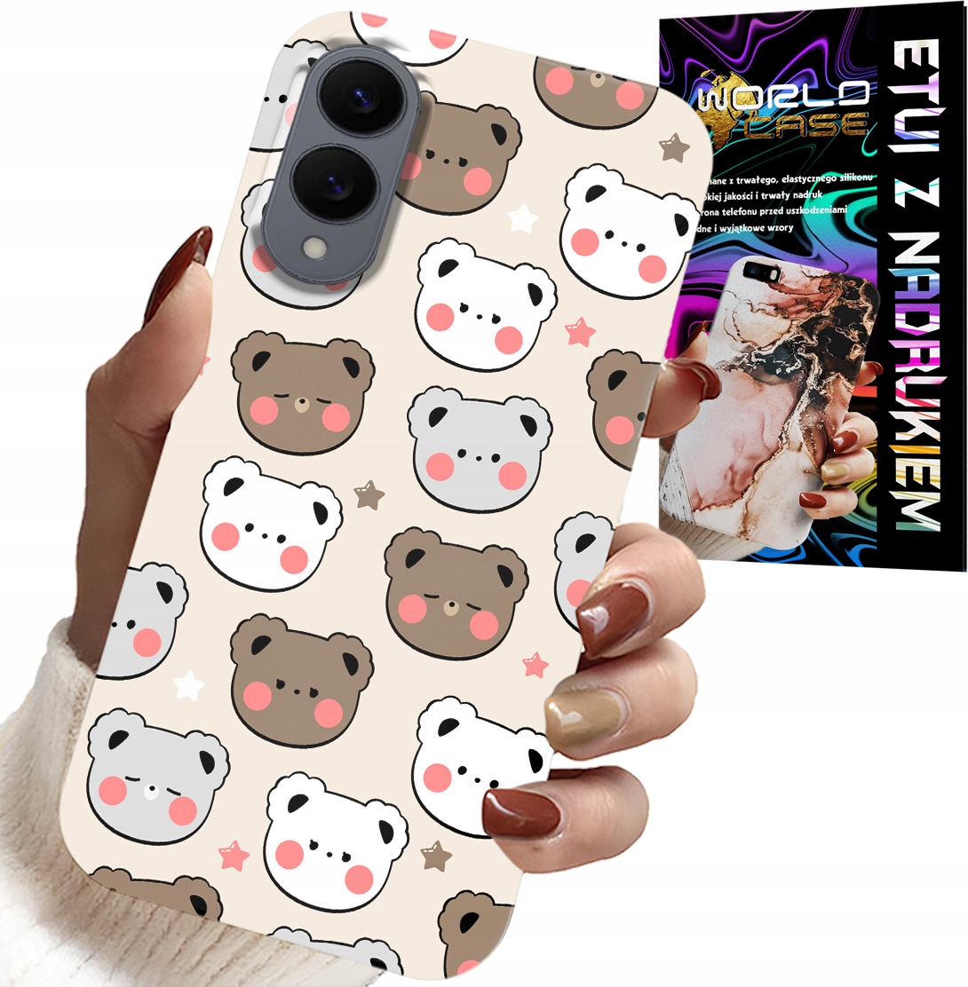 ETUI DO SAMSUNG GALAXY S25 EDGE - MIŚ MISIE WZORY DLA NAJMŁODSZYCH + SZKŁO