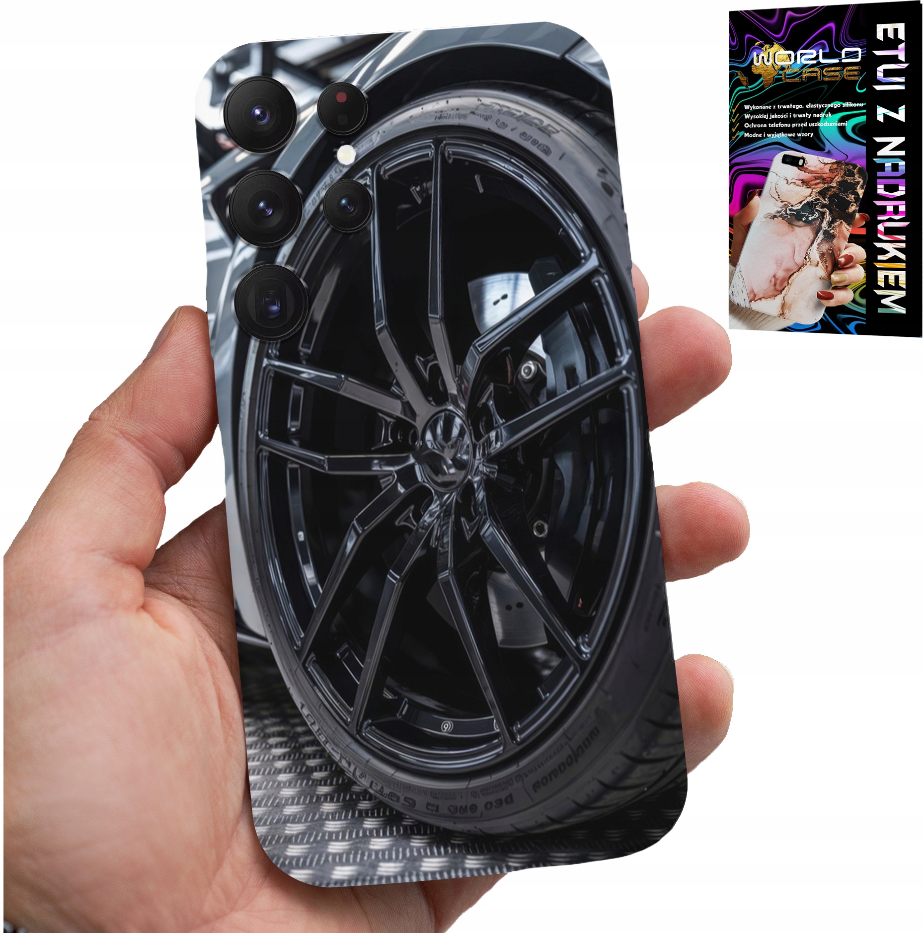 ETUI DO SAMSUNG GALAXY S22 Ultra - FELGA SPORTOWE SAMOCHODY AUTO FAN +FOLIA