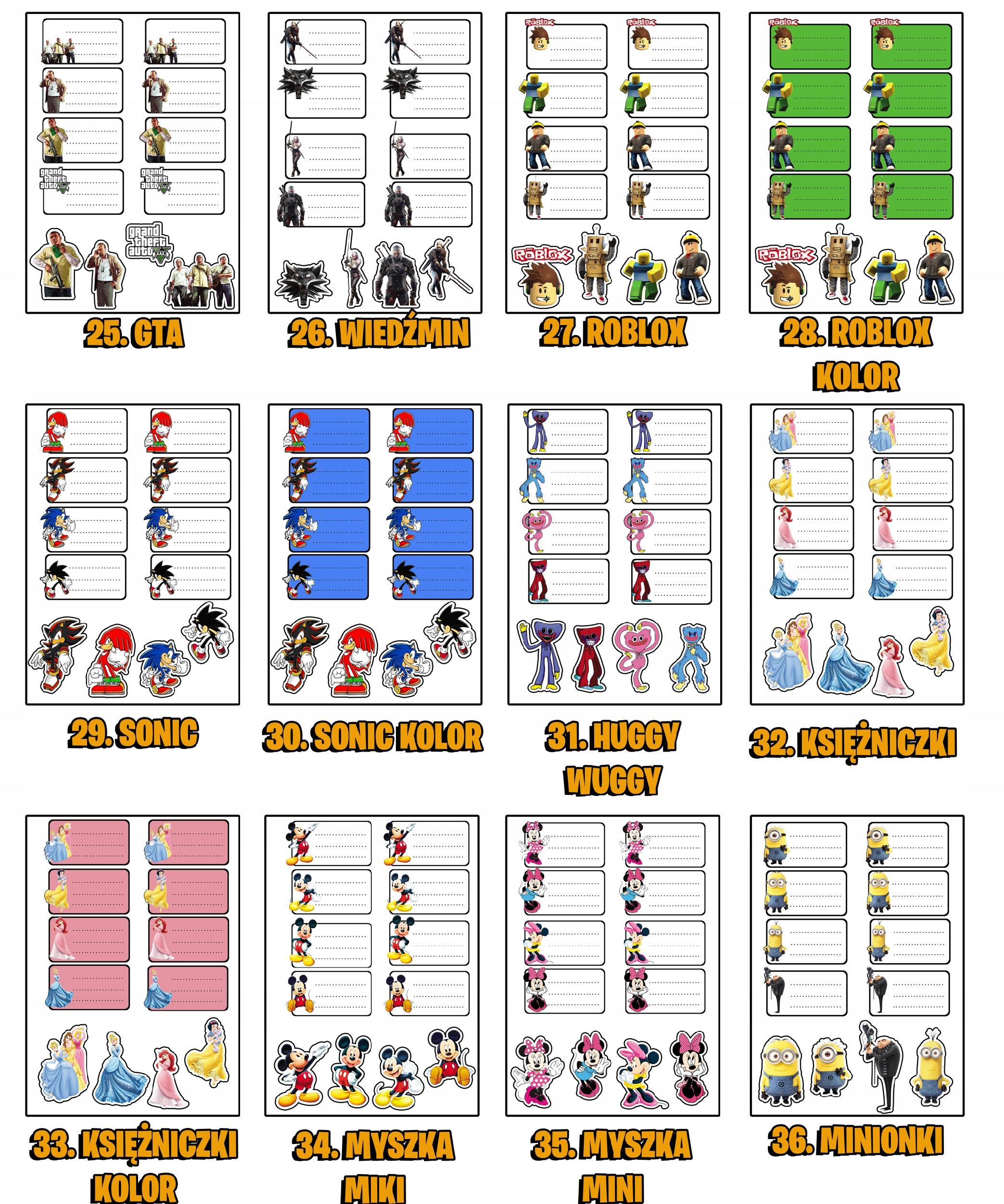 NAKLEJKI NA ZESZYT ZESZYTY NALEPKA 8szt - KOTY KOTKI ZWIERZĘTA + GRATIS