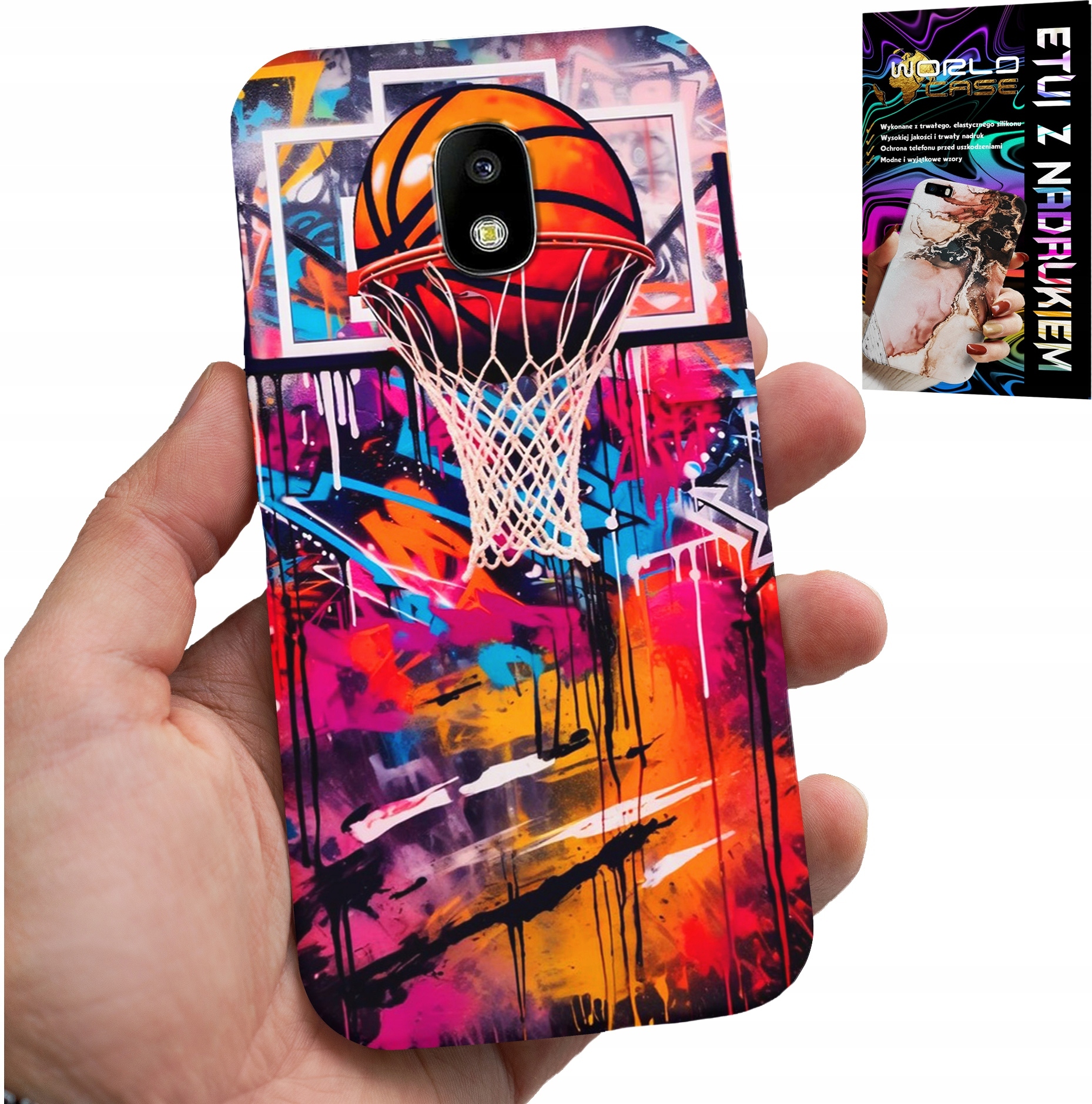 ETUI DO SAMSUNG GALAXY J5 2017 - KOSZYKÓWKA NBA ULICZNE GRAFFITI KOSZ FAN