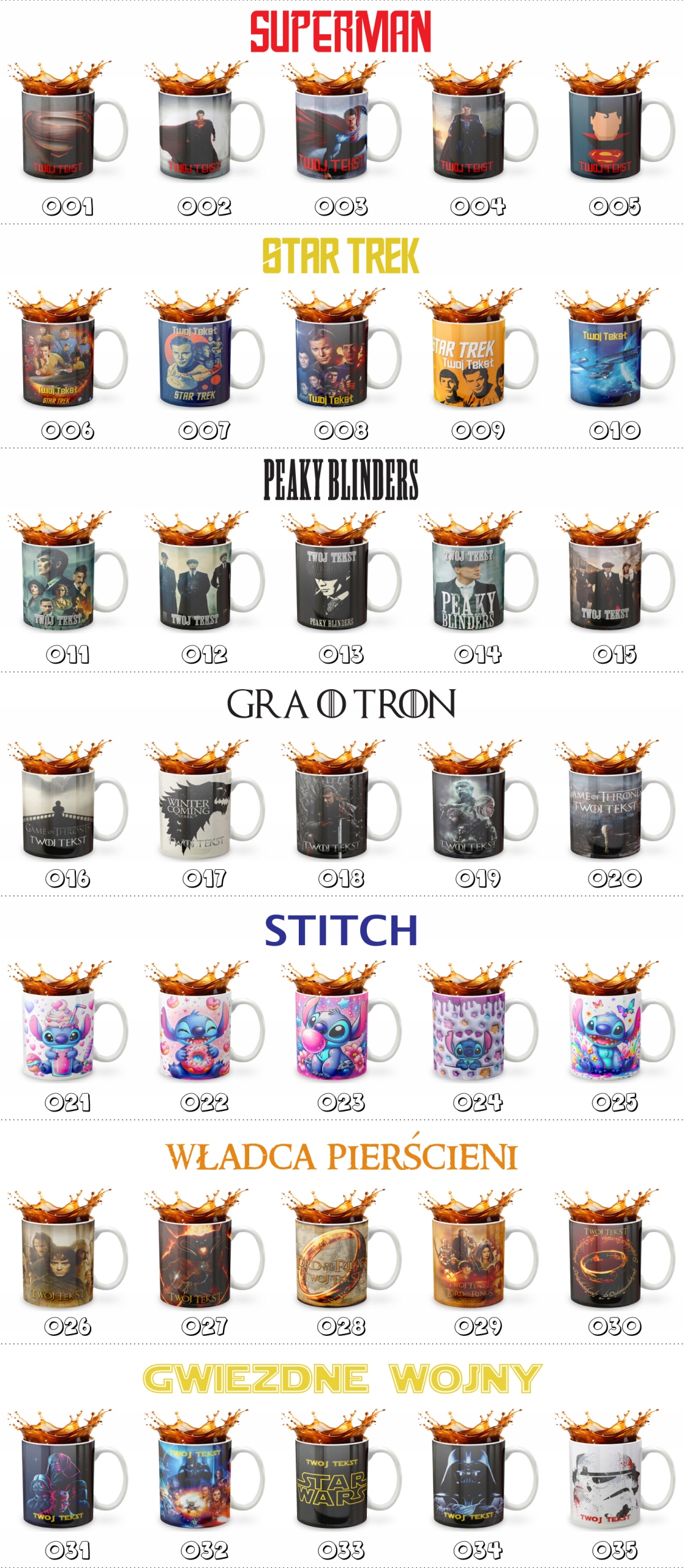 KUBEK 330ml GRAFIKA PREZENT ŚWIĘTA WZÓR - GRA GRAND THEFT + IMIĘ