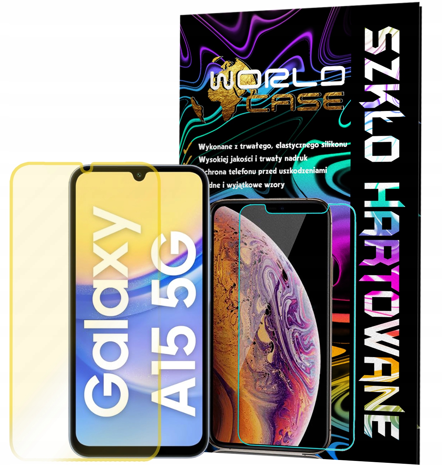 SZKŁO HARTOWANE DO SAMSUNG GALAXY A15 4/5G / M15 NA EKRAN SZKIEŁKO OCHRONNE