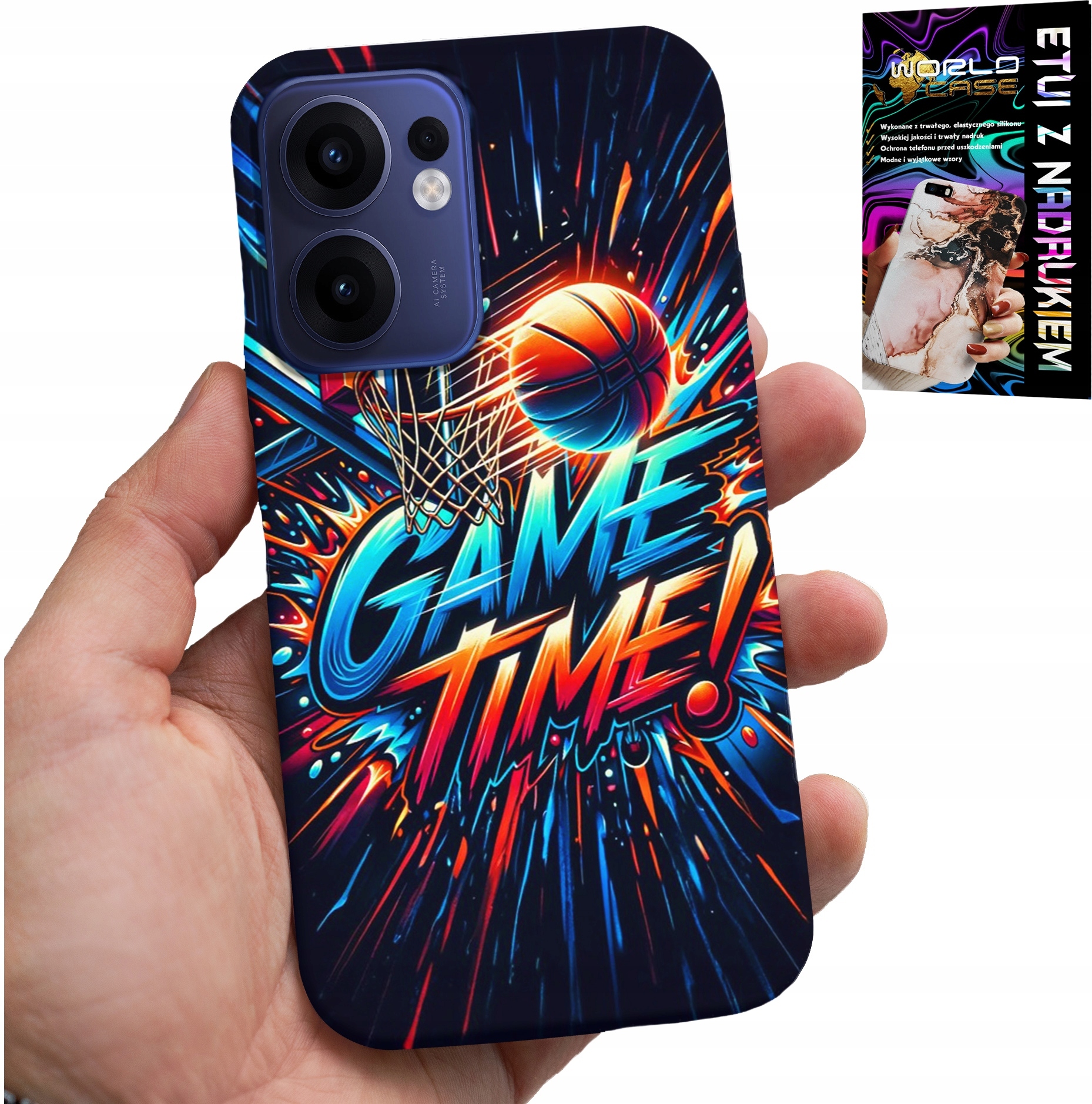 ETUI DO OPPO FIND X5 LITE - KOSZYKÓWKA NBA FAN 23 GAME TIME, OBUDOWA
