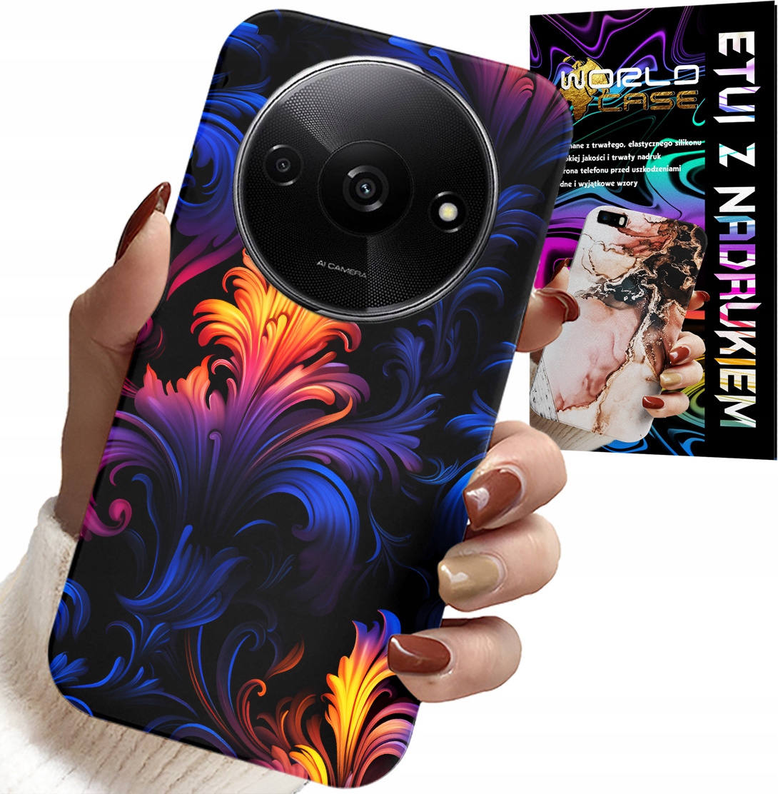 ETUI DO XIAOMI REDMI A3 - ABSTRAKCYJNE KOLOROWE WZORY + FOLIA