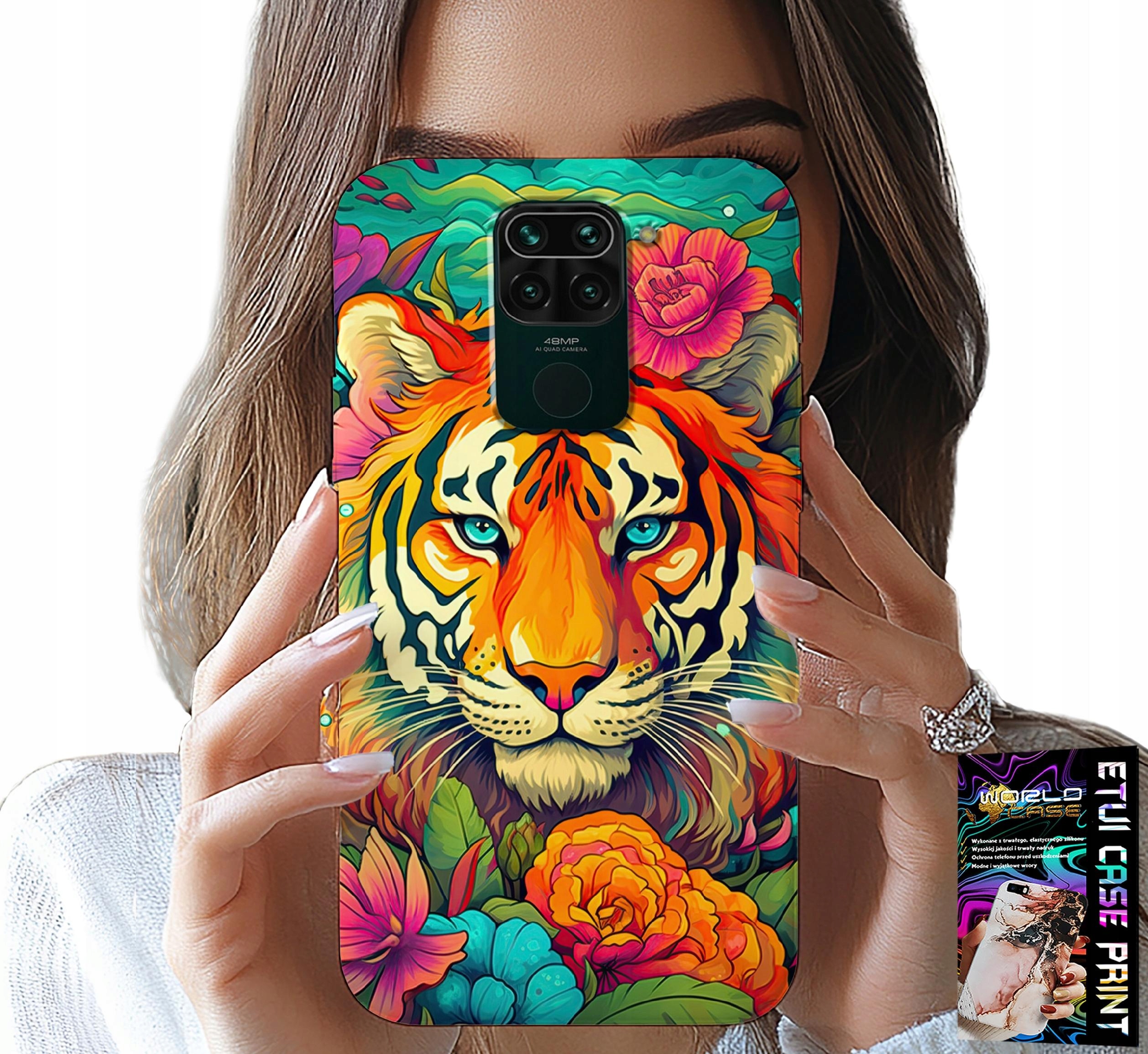 ETUI DO XIAOMI NOTE 9 - ZWIERZĘCE WZORY TYGRYS TYGRYSEK CASE