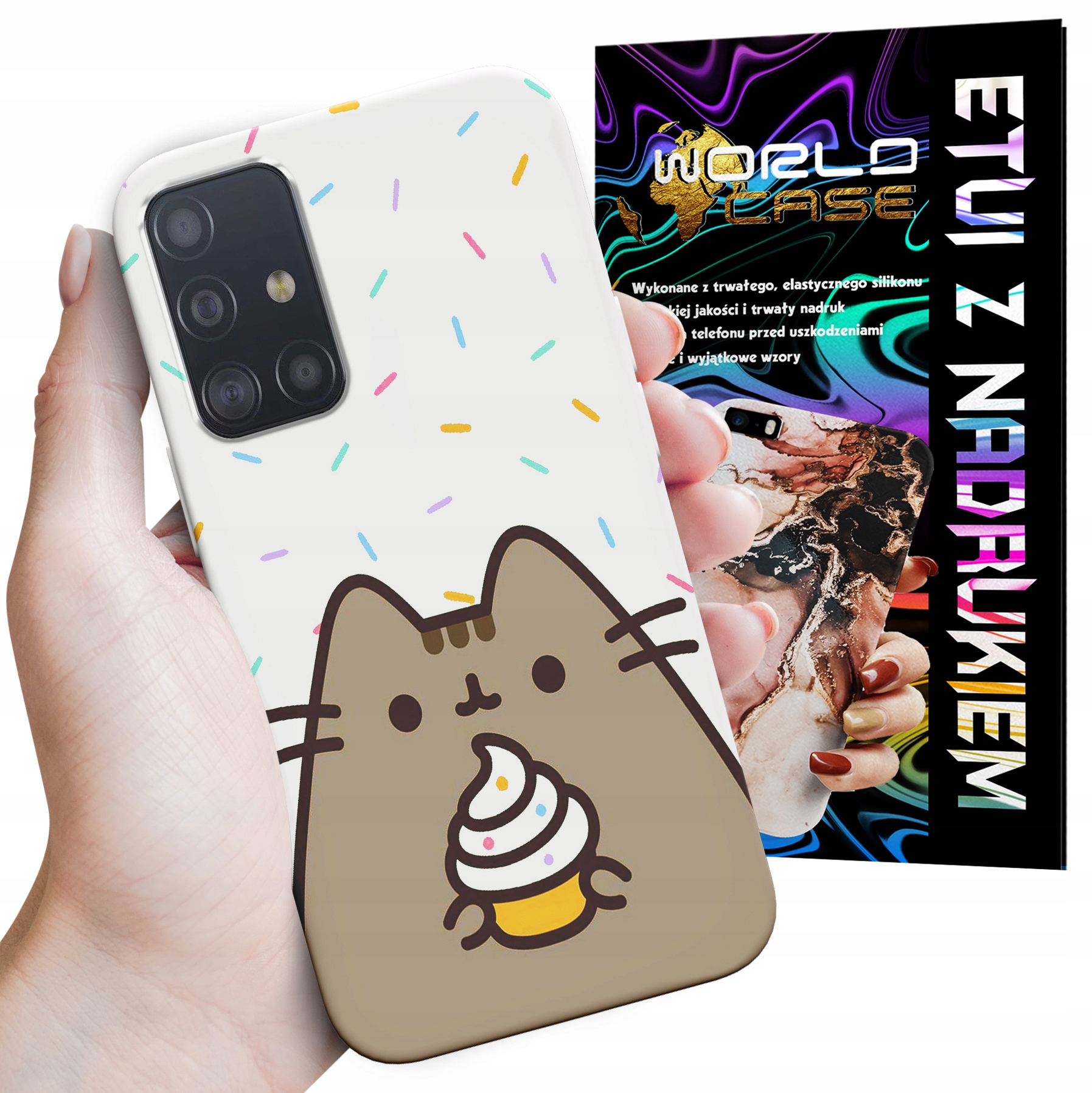 ETUI CASE DO SAMSUNG M31s - SŁODKI KOTEK KOT OBUDOWA PLECKI