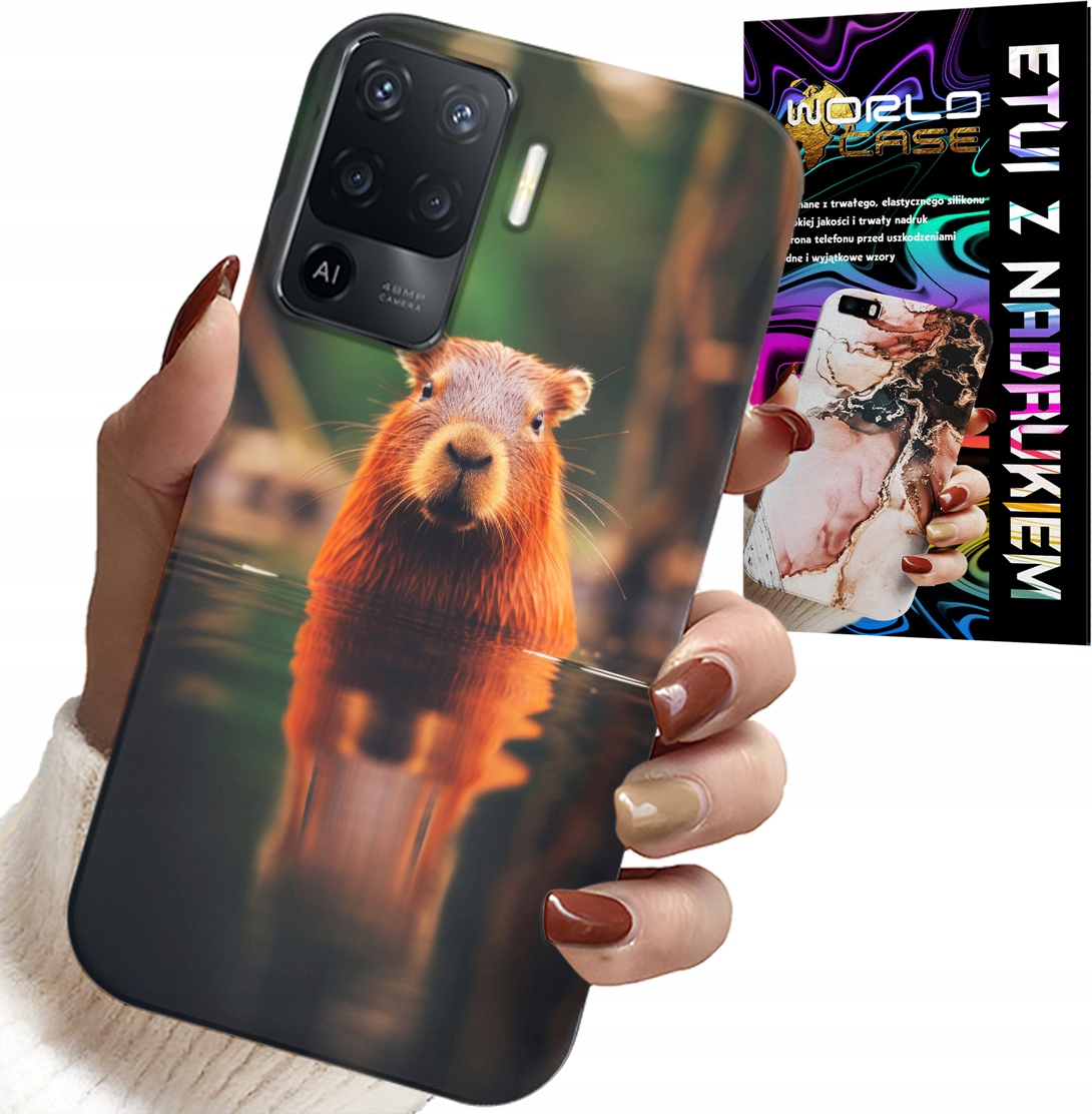 ETUI DO OPPO F19 PRO - SŁODKA KAPIBARA, CAPIBARA, WIELE WZORÓW